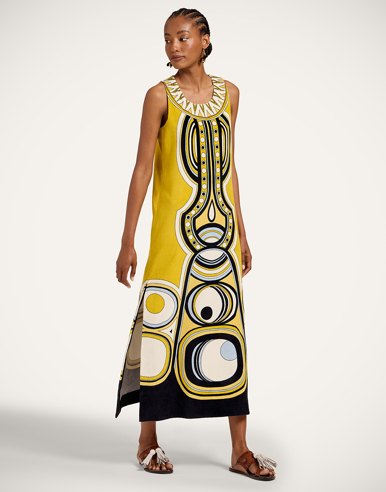 La DoubleJ Totem Dress Sanctuary Plac&eacute;e Gold DRE1082JER084SAC02YE05