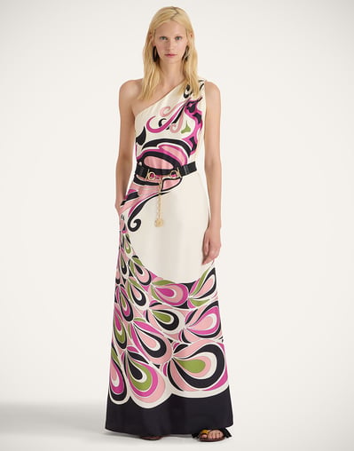 dw pink dress Beyond Yoga Around The World Front Twist Dress