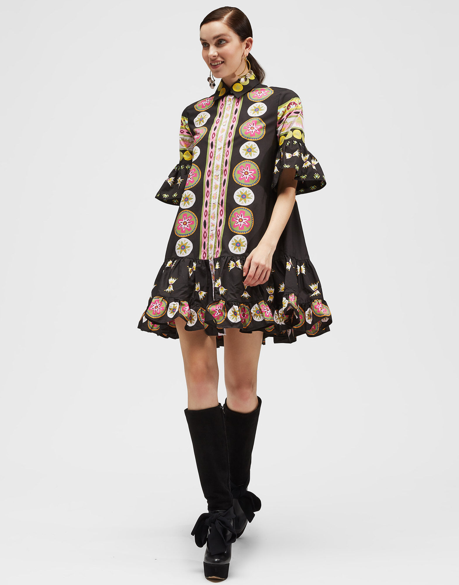 LaDoubleJ Choux Dress Tanti Bacetti DRE0205COT015TBA0001