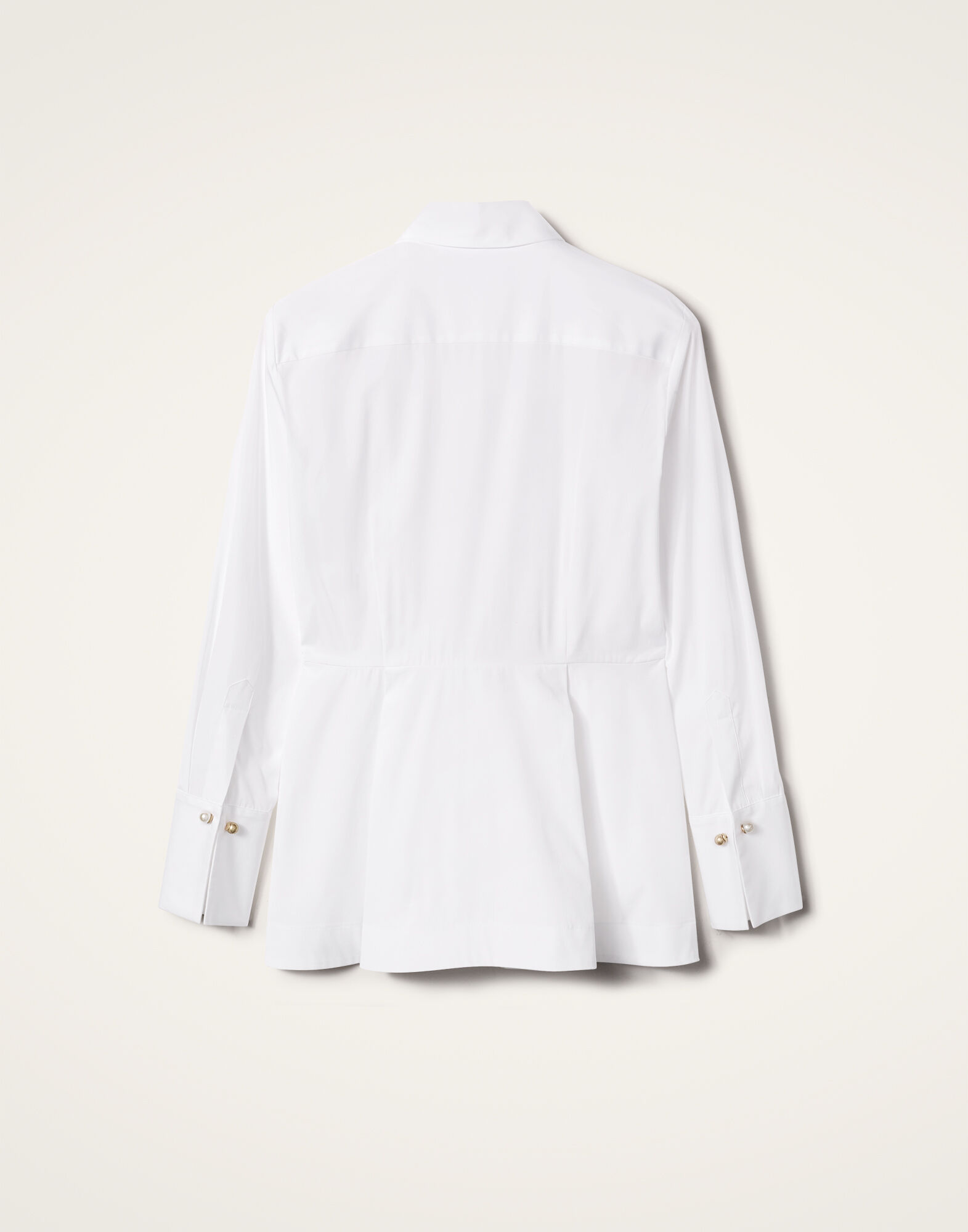 La DoubleJ Iris Shirt Solid White SHI0113COT064SOLIDWH01