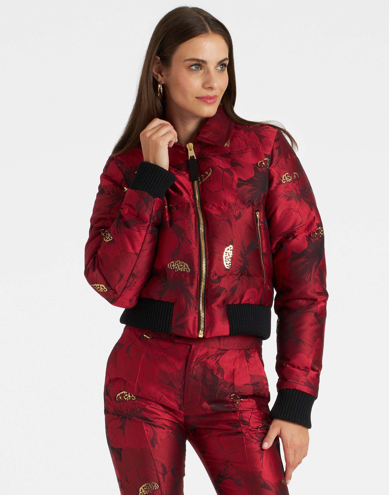 La DoubleJ La Comasca Puffer Bomber Ruby Red DOW0013JCQ062RUB01RE01