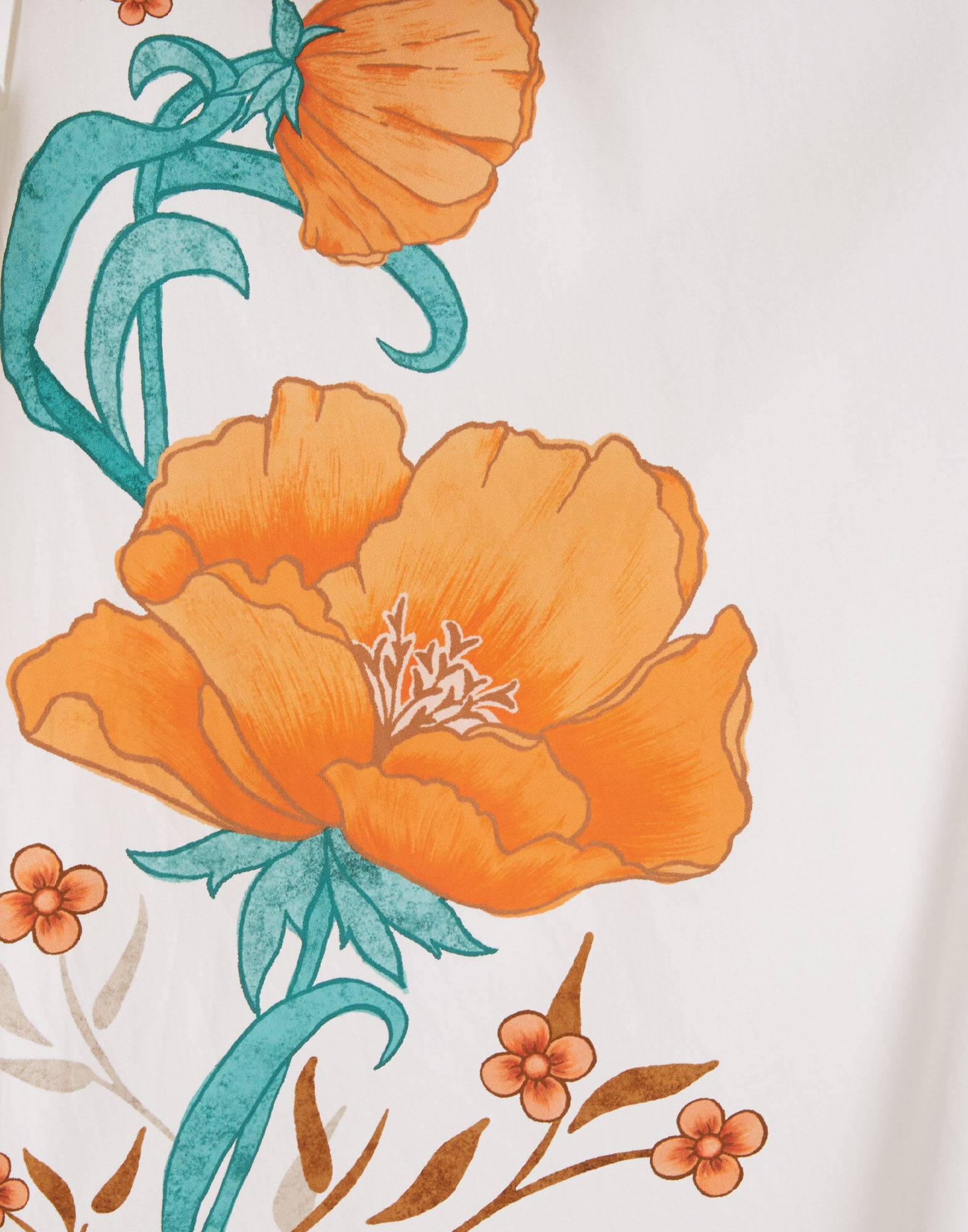 La DoubleJ Magnifico Dress Morpheus Plac&eacute;e Orange DRE0788SIL001MOR01OR02