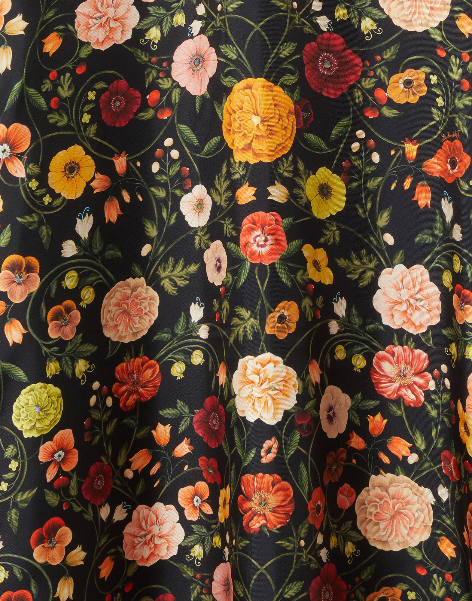 La DoubleJ Swing Dress Botticelli Black DRE0001SIL001CEL01BL01