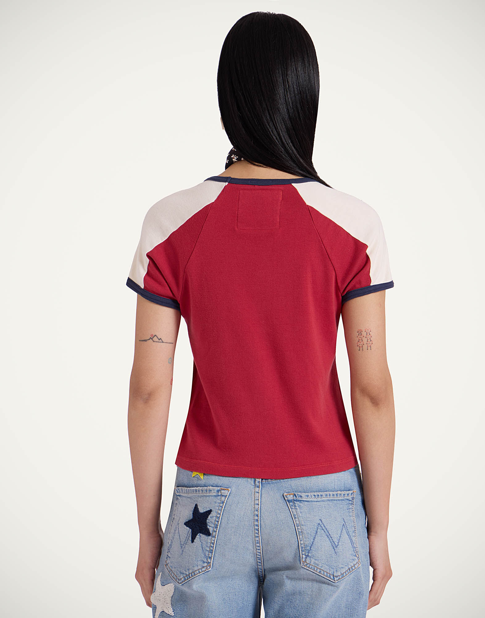 La DoubleJ Itty Bitty Concert Racer T-Shirt Ciao Mamma! Red TSH0062JER058MAM03RE01