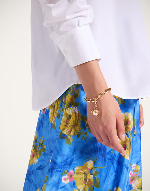 La DoubleJ Bell Charm 24k Gold Plate CHM0015BRA003SOLIDYE05