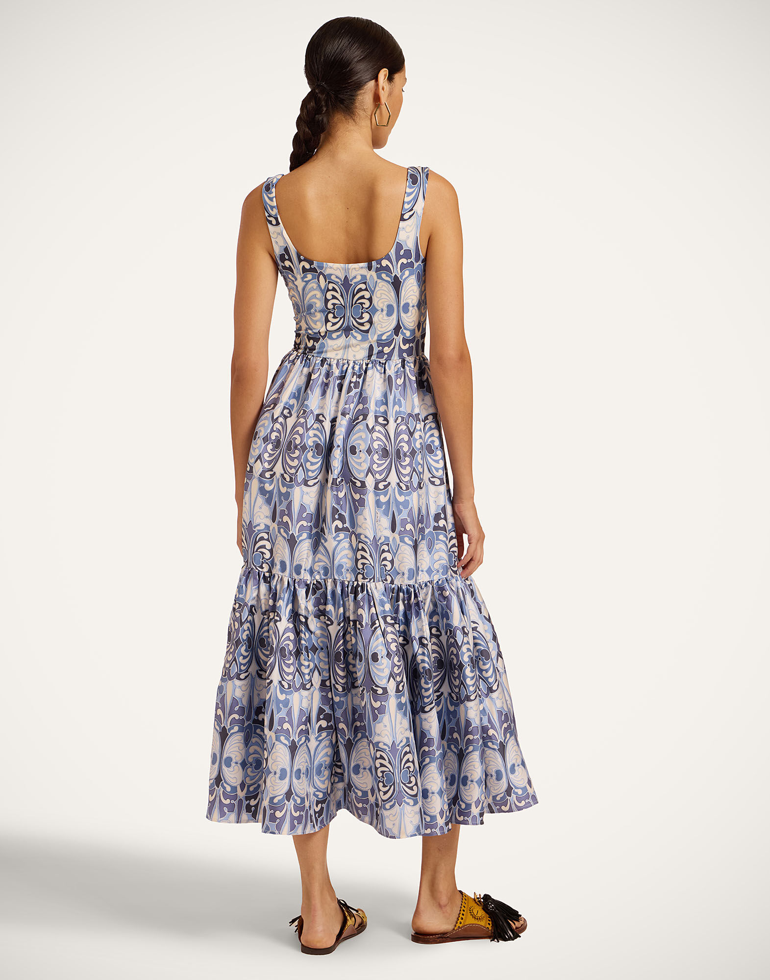 La DoubleJ Capri Dress Cocoon Blue DRE0479SIL001COC01BU03