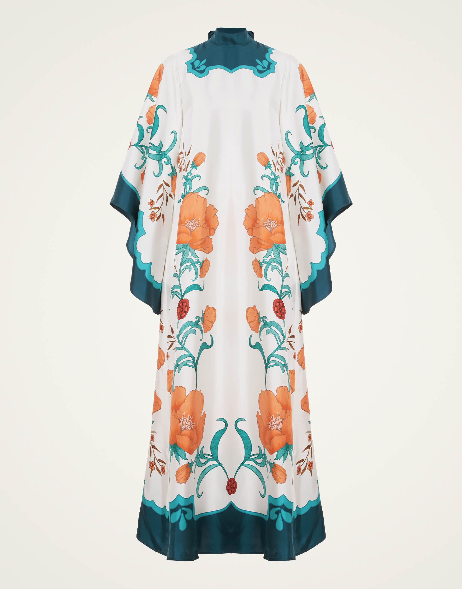 La DoubleJ Magnifico Dress Morpheus Plac&eacute;e Orange DRE0788SIL001MOR01OR02