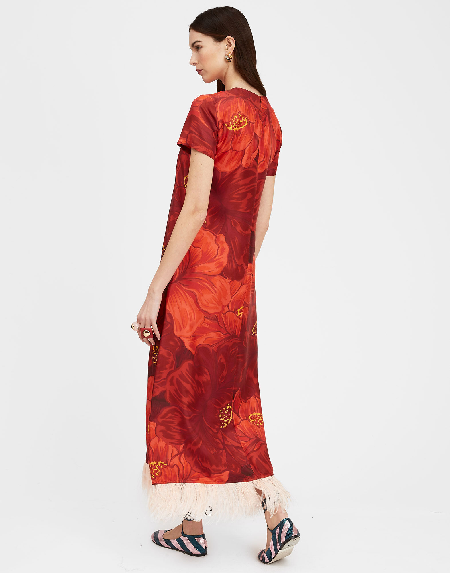 La DoubleJ Swing Dress Ruby Red DRE0316SIL001RUB02RE01