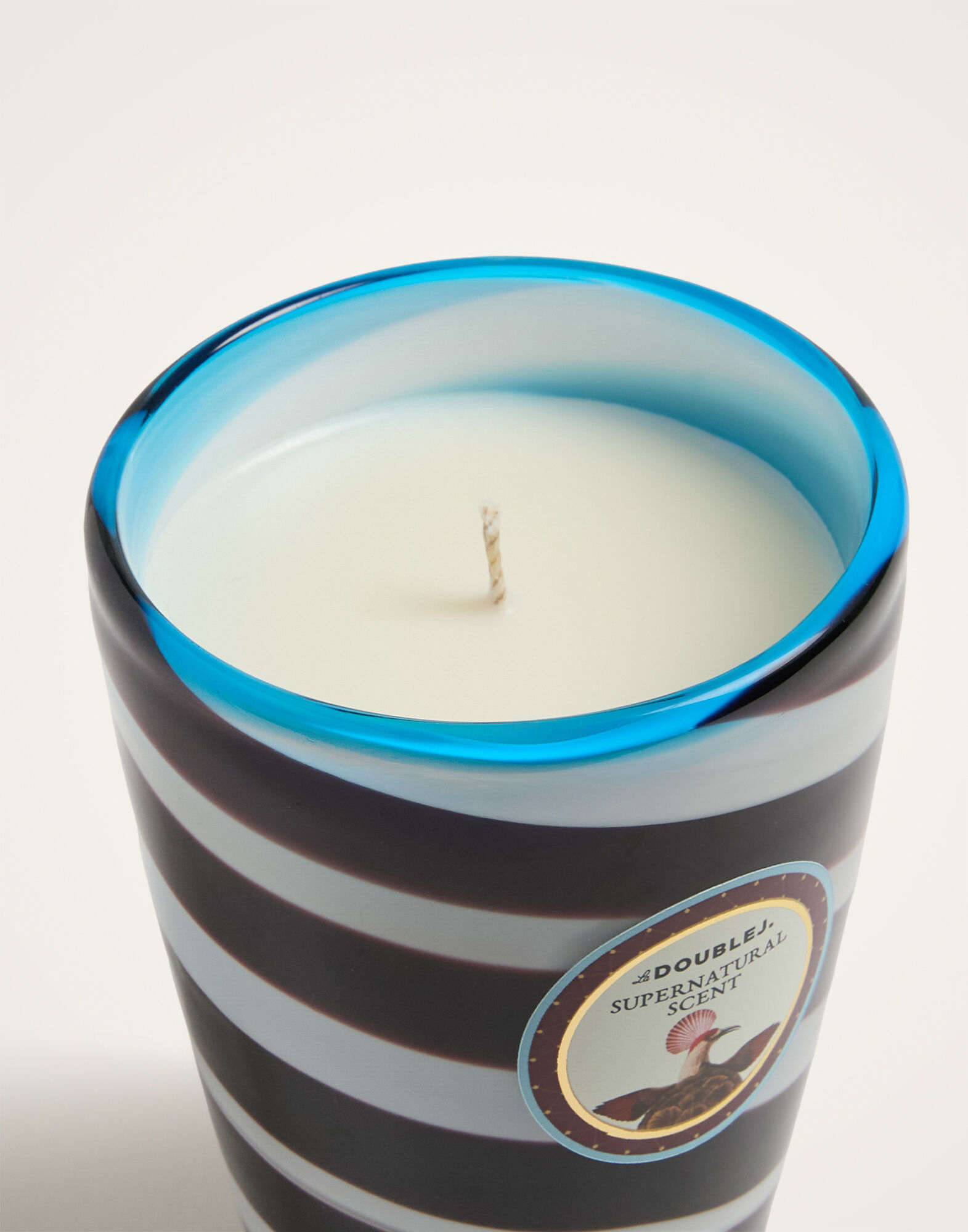 La DoubleJ Handmade Glass Candle Fantastic Creatures Black CAN0017GLS001FCR01BL01