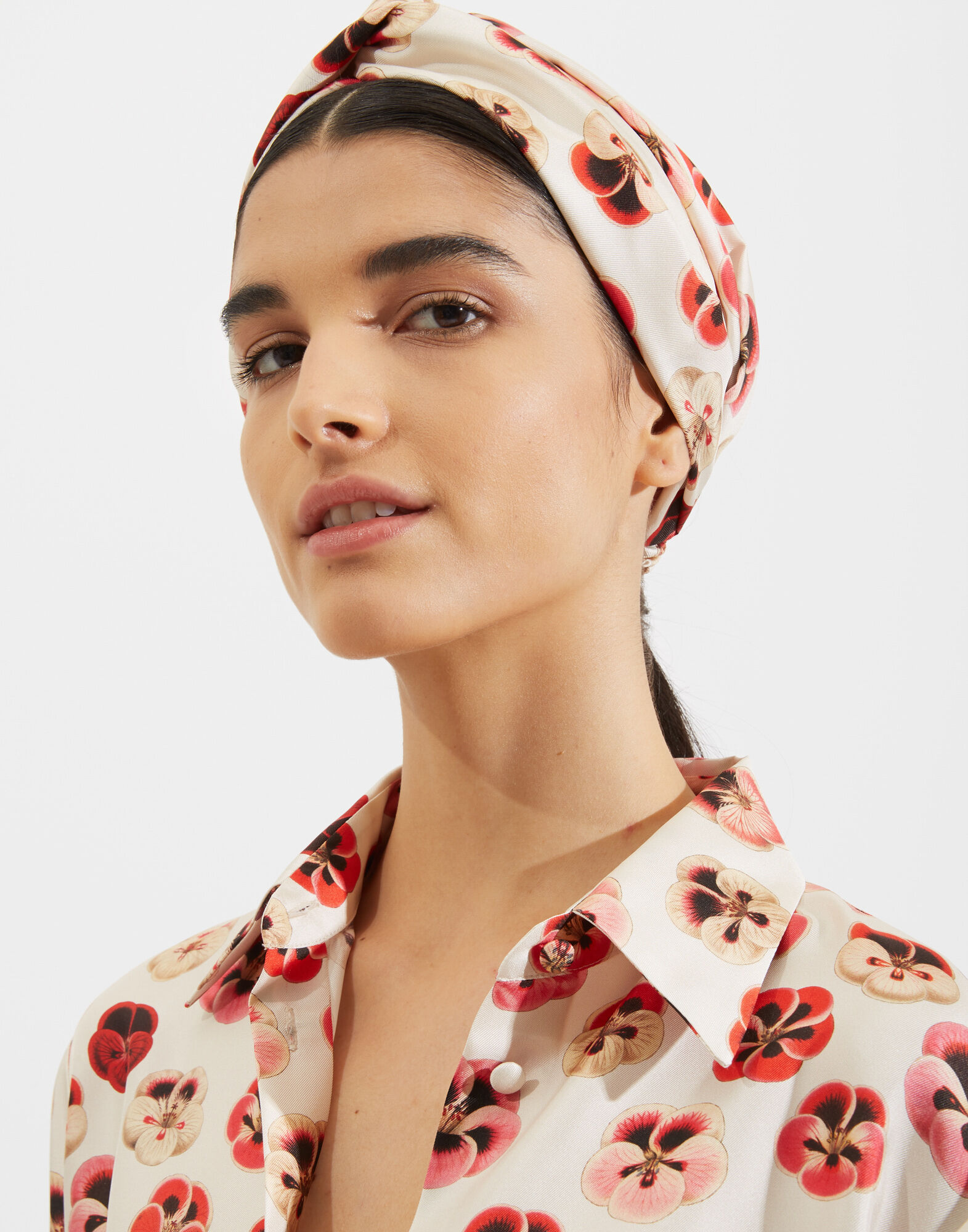 La DoubleJ Pinup Headband Micro Pansy HEB0001FOD001PAN0002