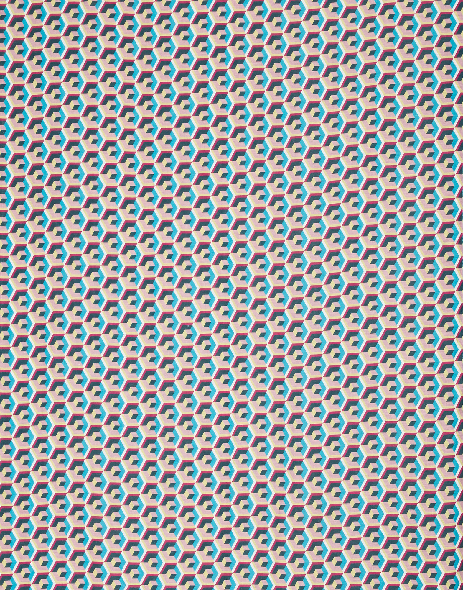 La DoubleJ Editions Small Tablecloth Cubi TBC0001LIN001CUB0003