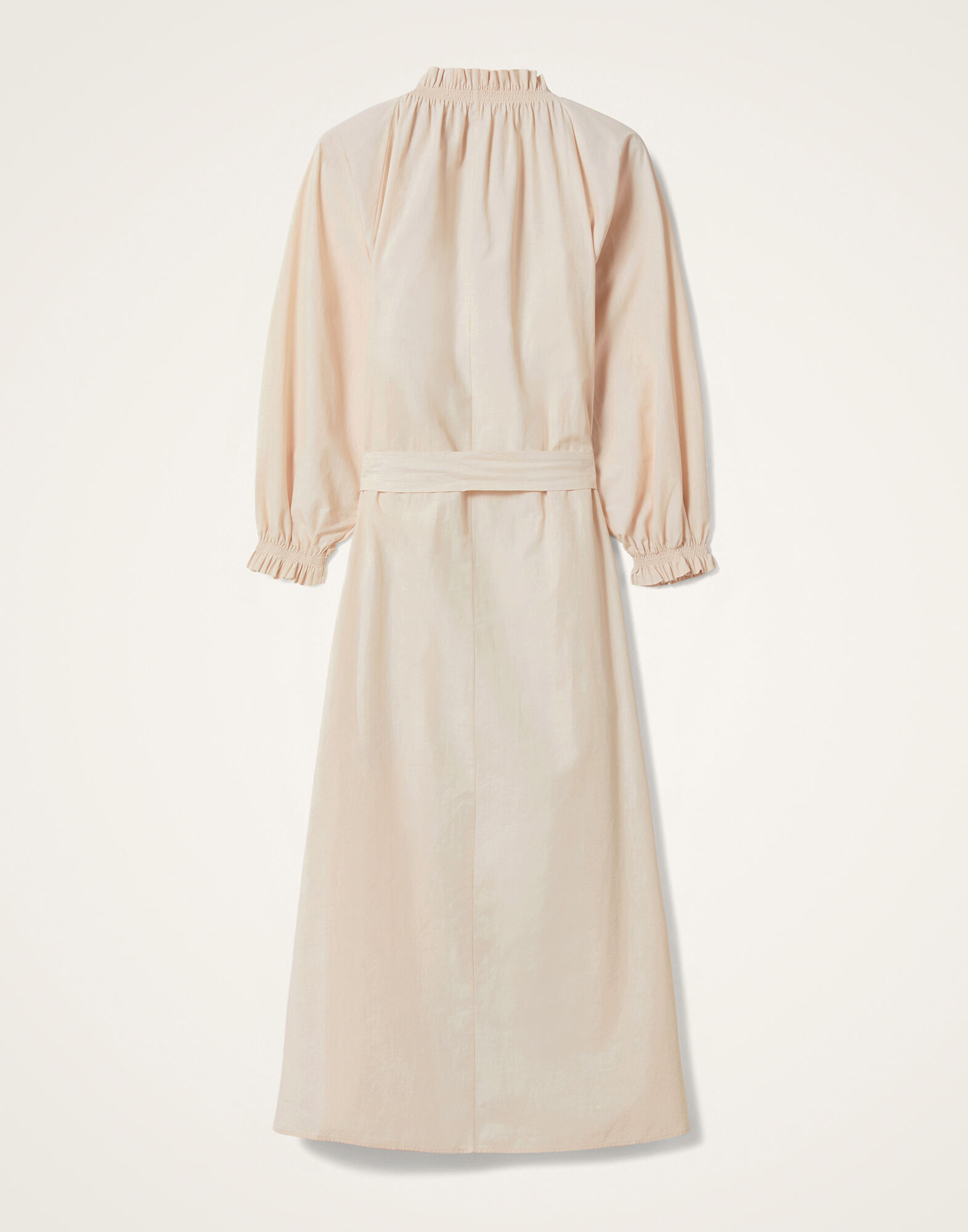 La DoubleJ Cerere Shirt Dress Solid Pale Pink DRE0974COT082NUC05PI02