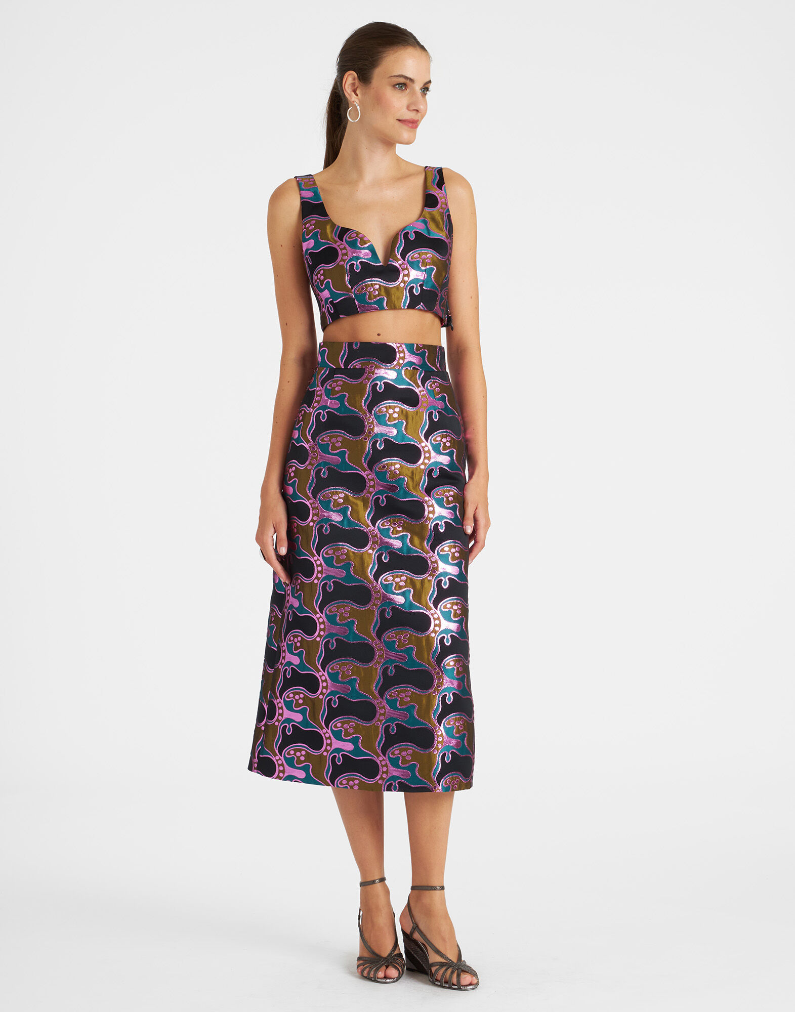 La DoubleJ Baia Skirt Spritz Blue Petrol SKI0103JCQ040SPR03BU05