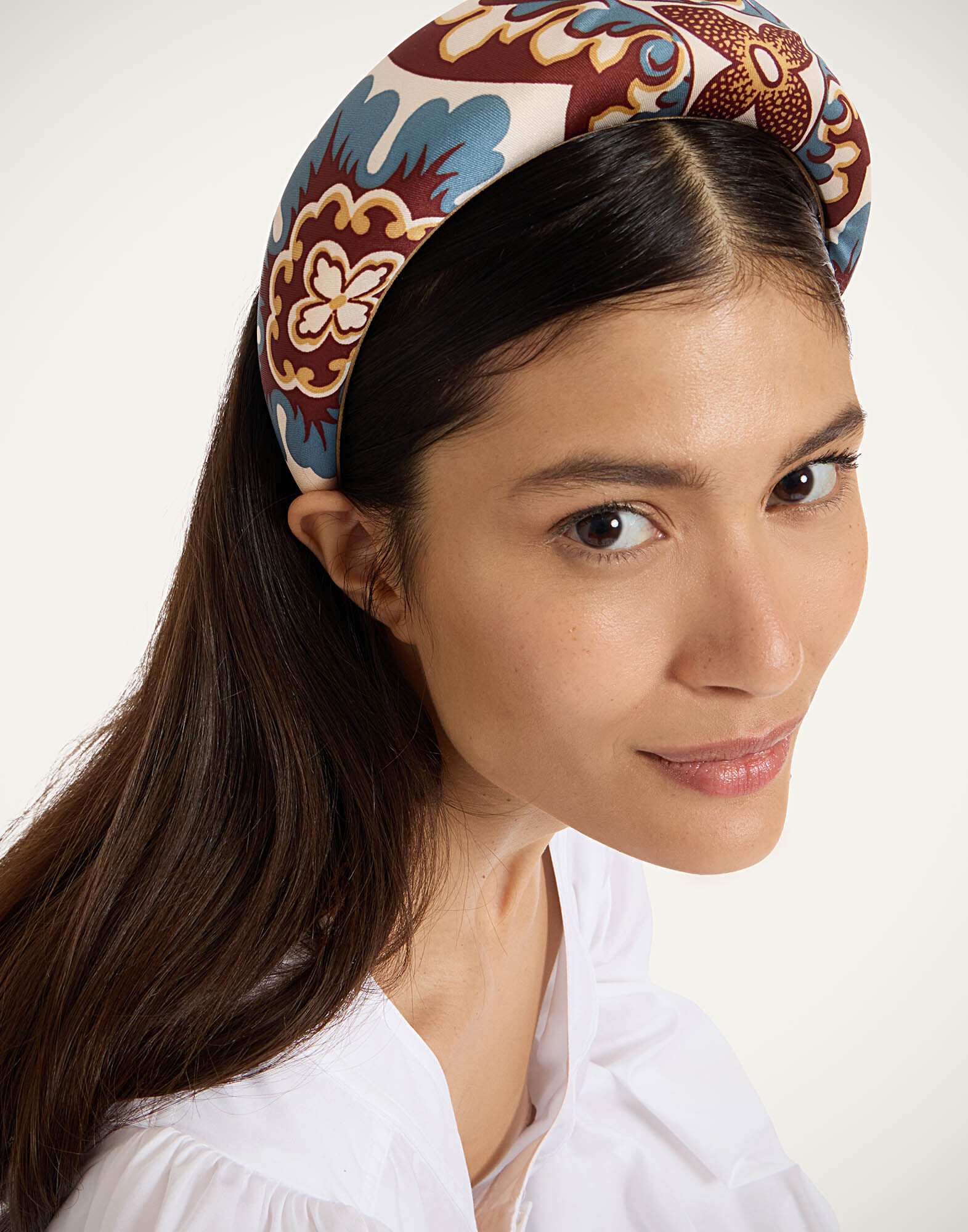 La DoubleJ Medici Headband Palazzo Chocolate HEB0017FOD001PAL10BR07