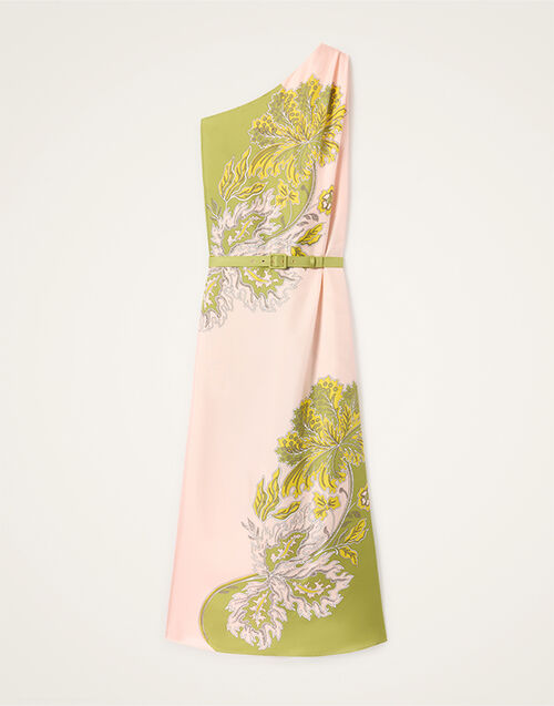 La DoubleJ Roy Dress Swathe Plac&eacute;e Pink DRE0304SIL006SWA03PI01