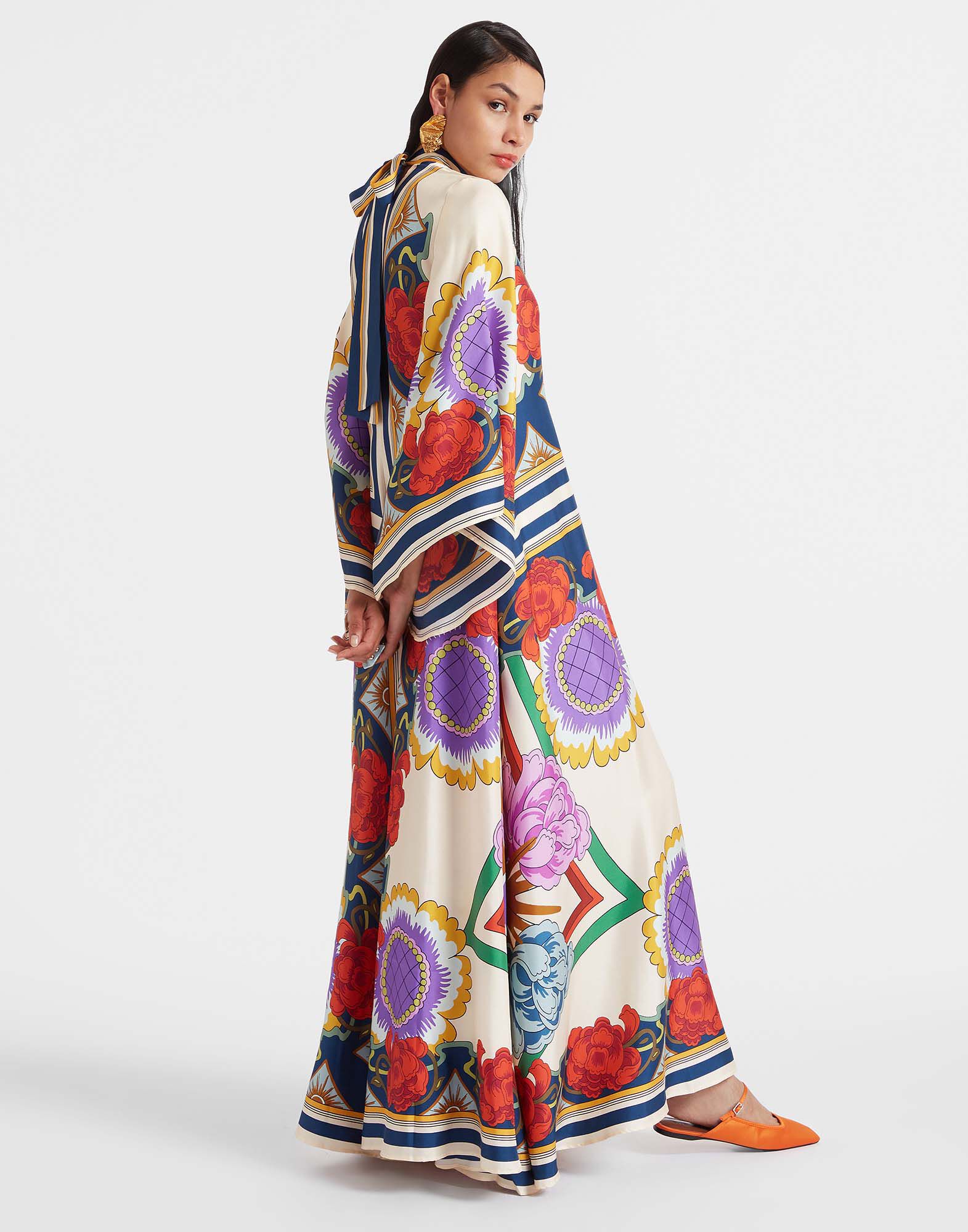 La DoubleJ Magnifico Dress Taormina Plac&eacute;e Rust DRE0232SIL006LRT01OR04