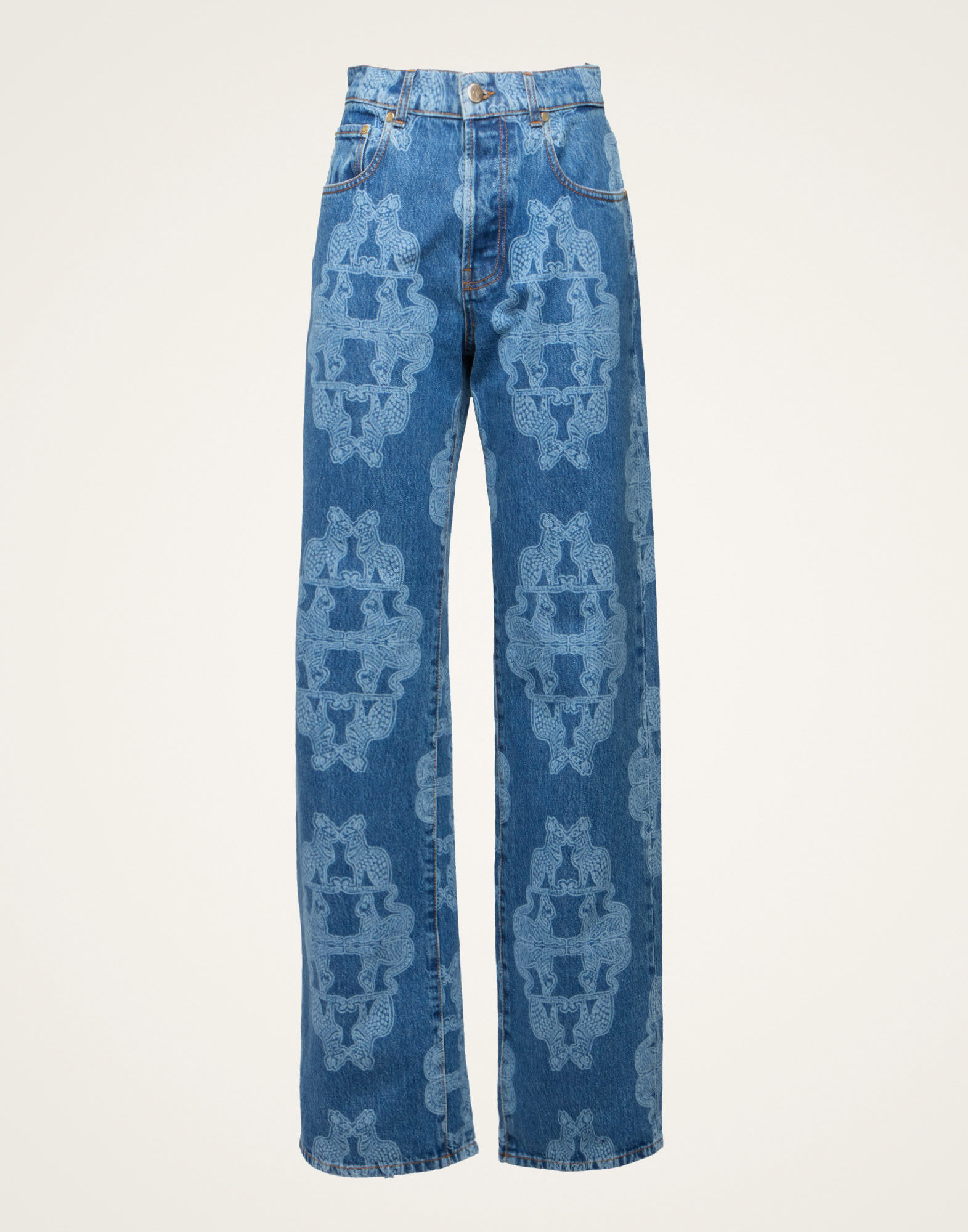 La DoubleJ Better Than Your Boyfriend's Jeans Bast Blue TRO0091DEN006BAS02BU03