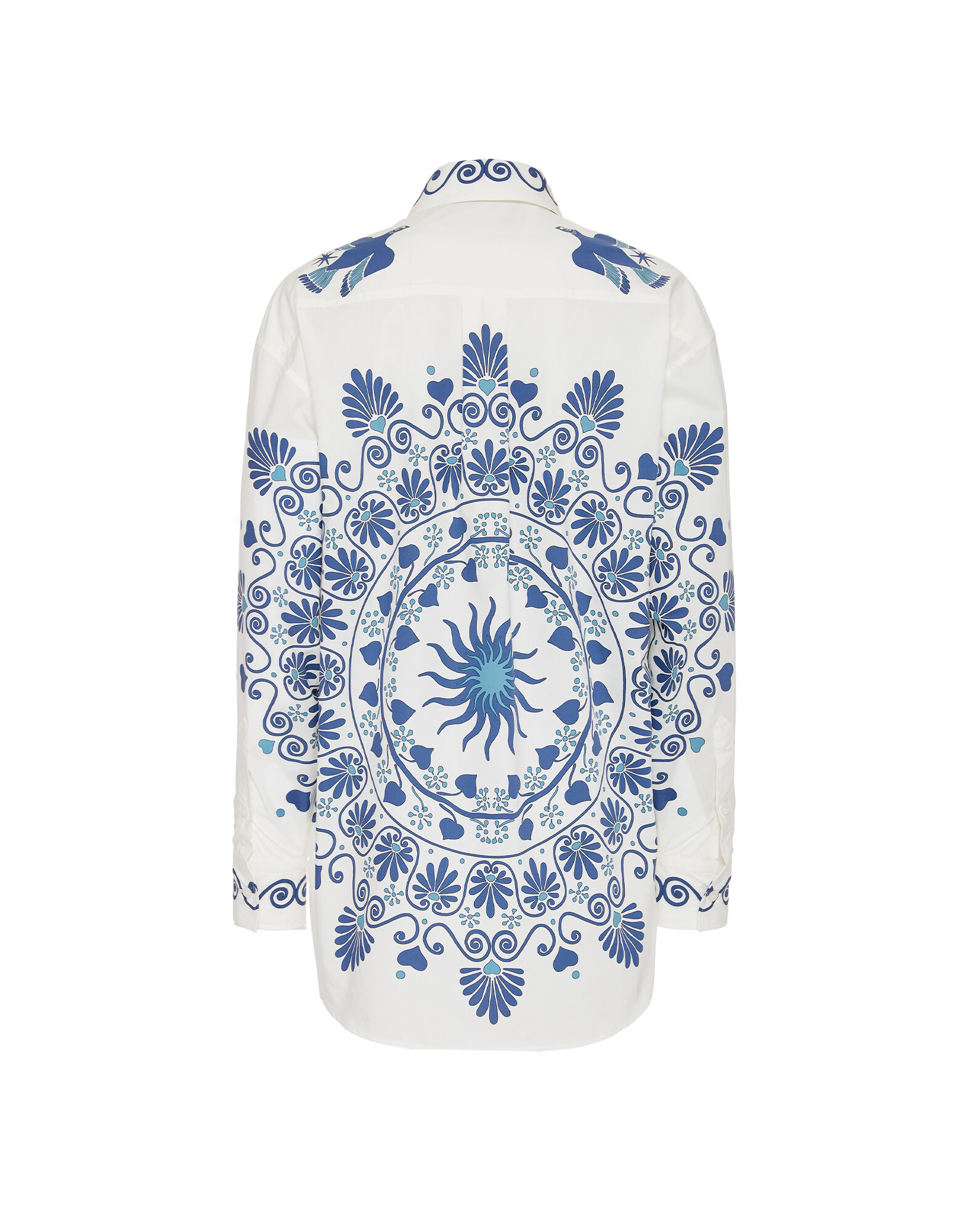 La DoubleJ Better Than Your Boyfriend's Shirt Olympus Plac&eacute;e Cream SHI0092COT015OLY01WH03