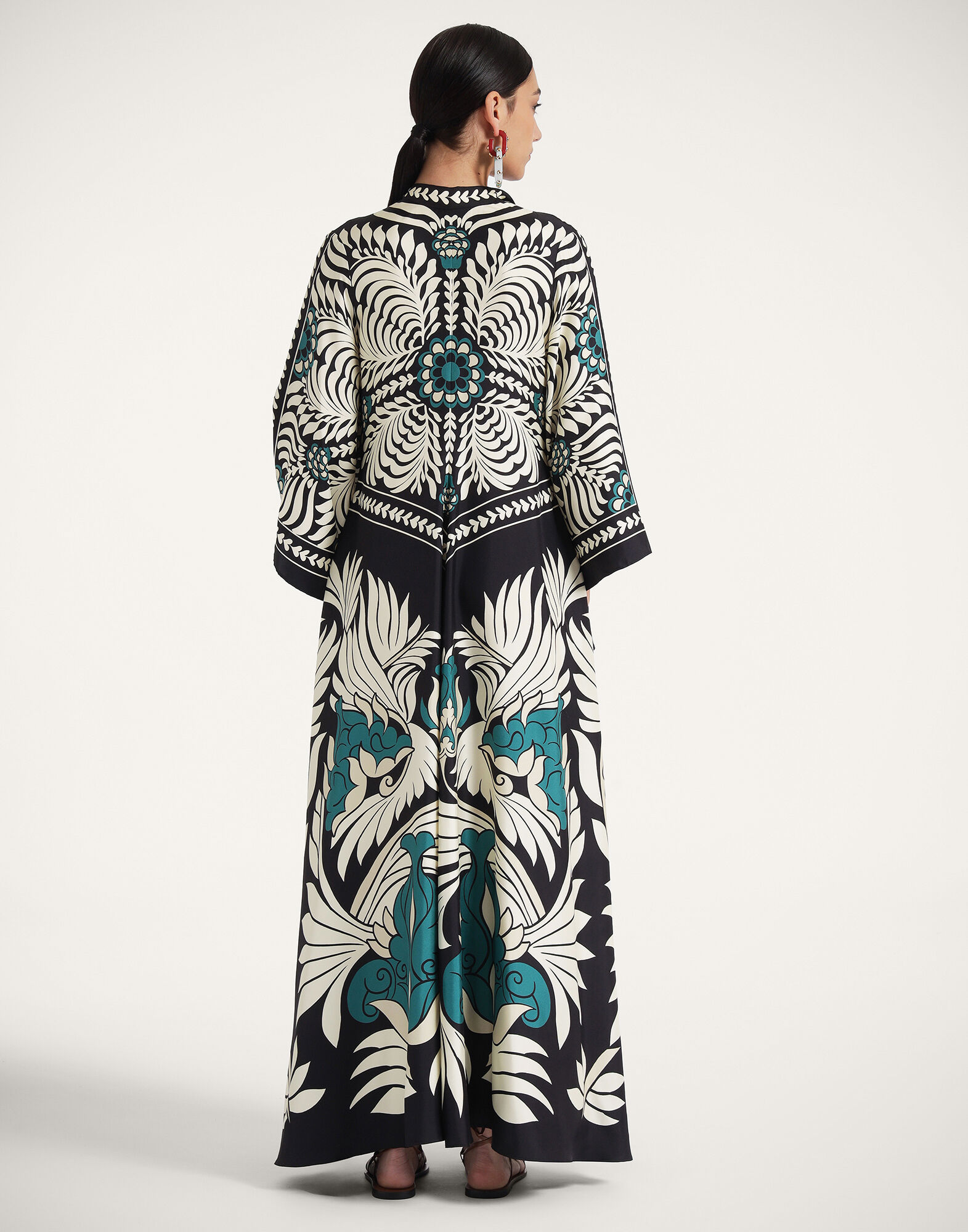 La DoubleJ Magnifico Dress Mix Tiles Plac&eacute;e Black DRE0232SIL006MIX01BL01