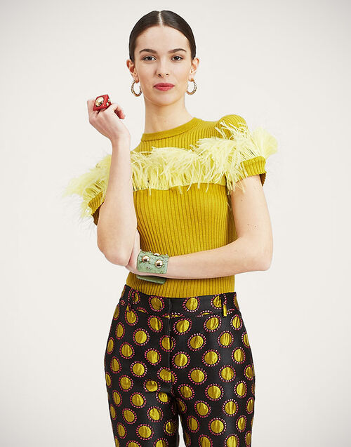 La DoubleJ High Kick Tee Lime PUL0182KNI100VA217GR09