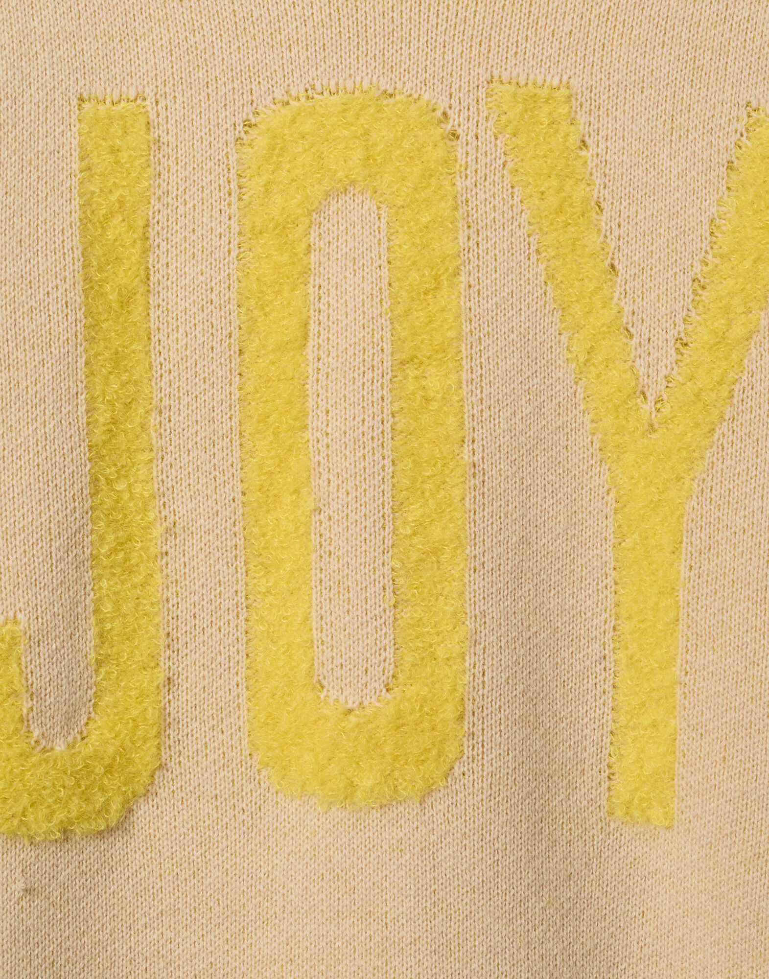 La DoubleJ Joy Sweater Color Block Beige & Yellow PUL0248KNI156VA352BR01