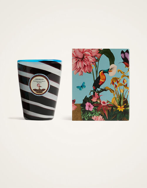 La DoubleJ Handmade Glass Candle Fantastic Creatures Black CAN0017GLS001FCR01BL01