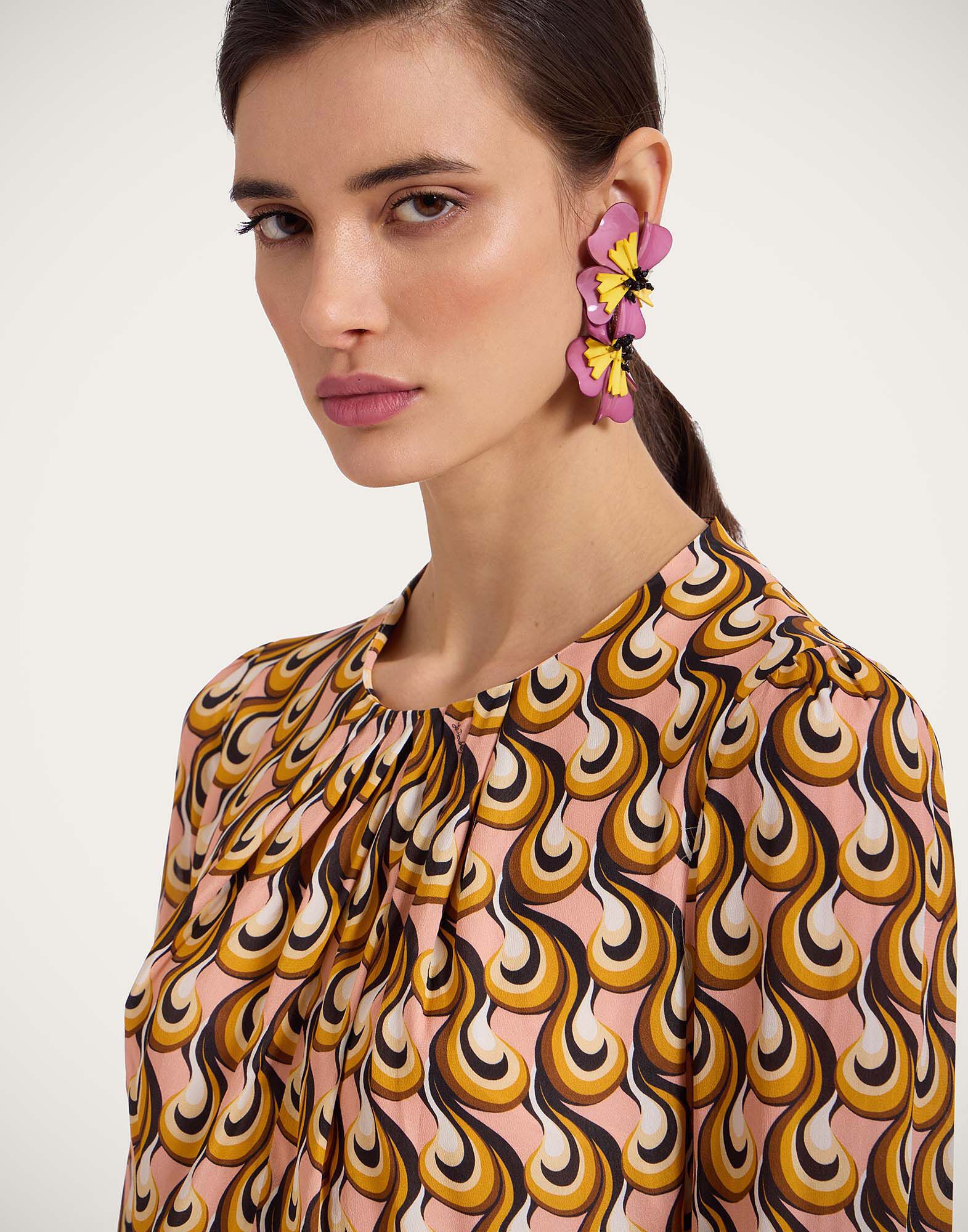 La DoubleJ Midi Eve Dress Melty Pink DRE0808VIS019MLT01PI01