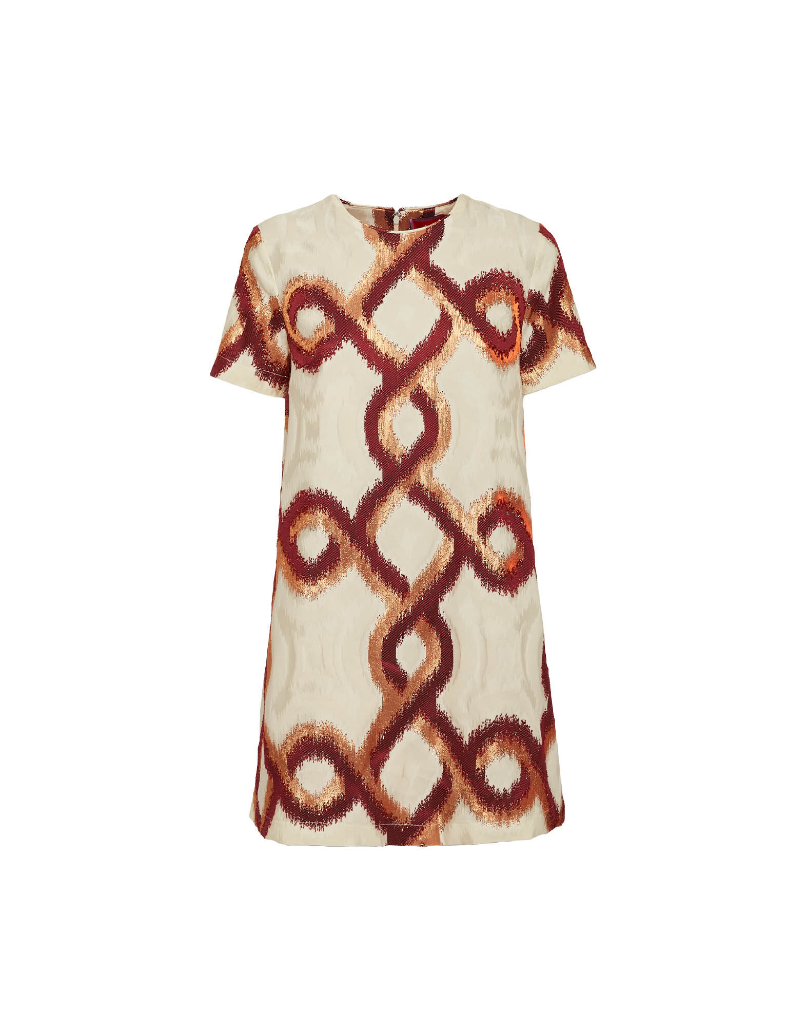 La DoubleJ Mini Swing Dress Tackle Burgundy DRE0658JCQ081TAC03RE02