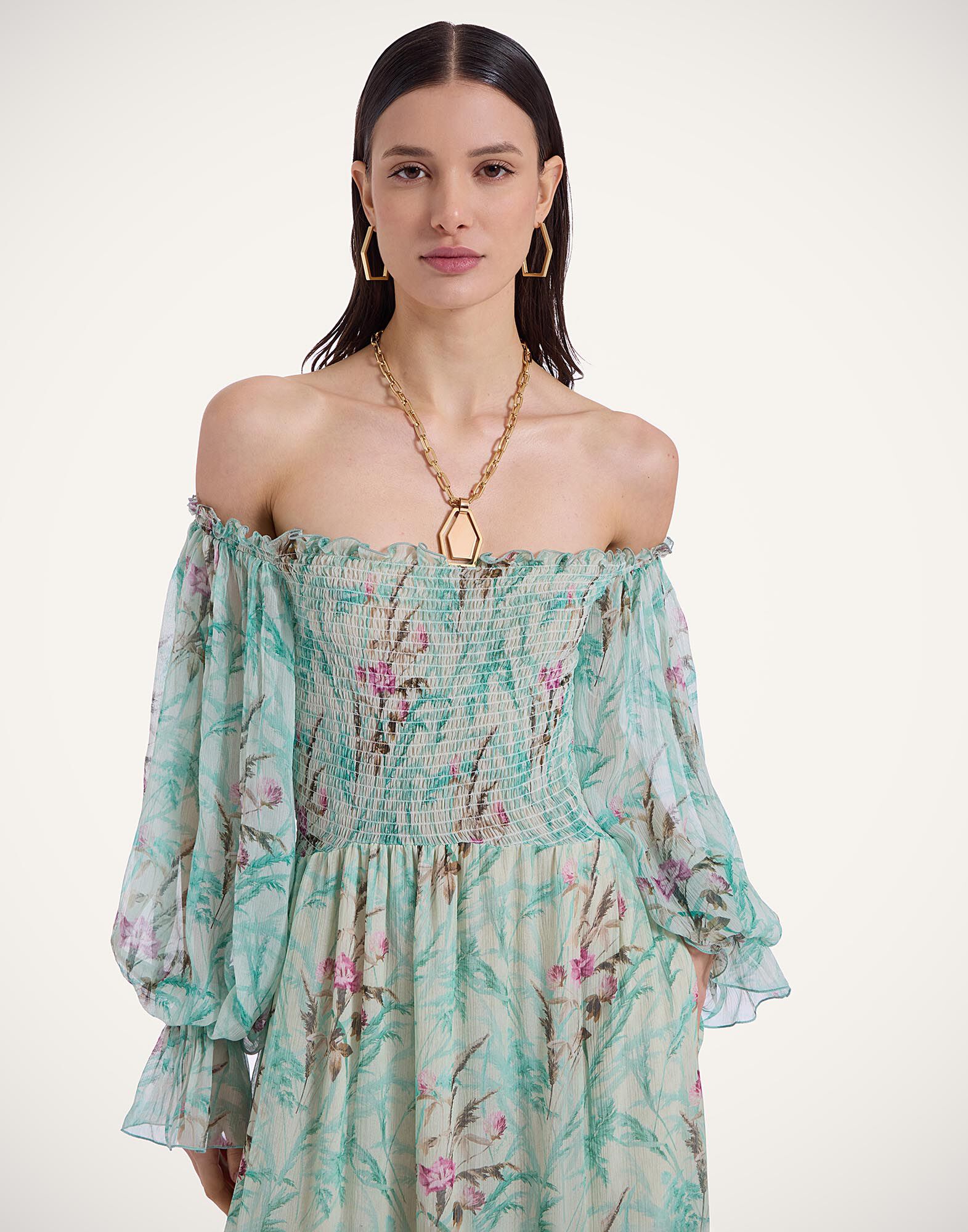 La DoubleJ Mayflower Dress Heath Mint DRE0851CRE009HEA01GR11