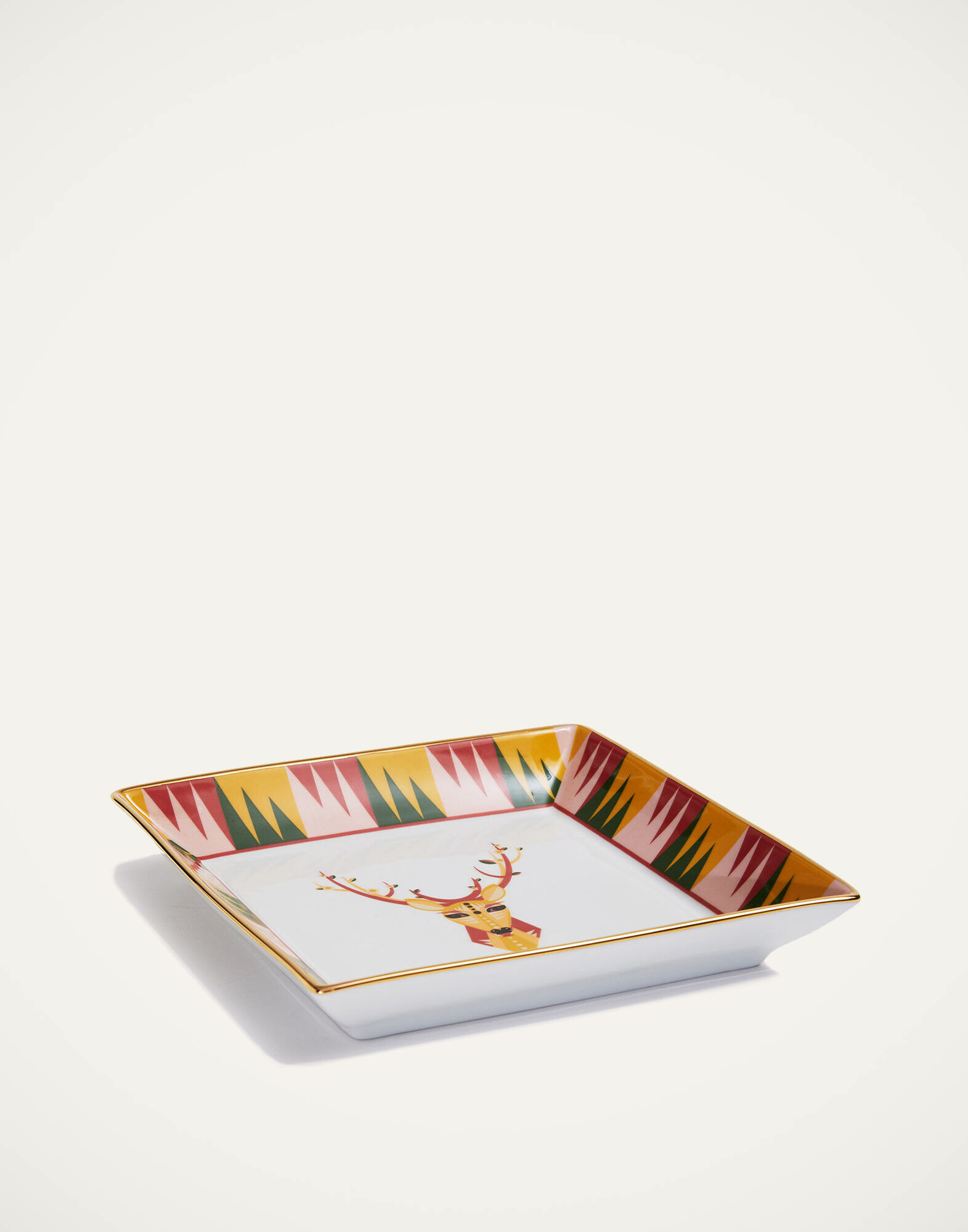 La DoubleJ Trinket Tray (20X20) Deer DIS0057CER001SPA0005