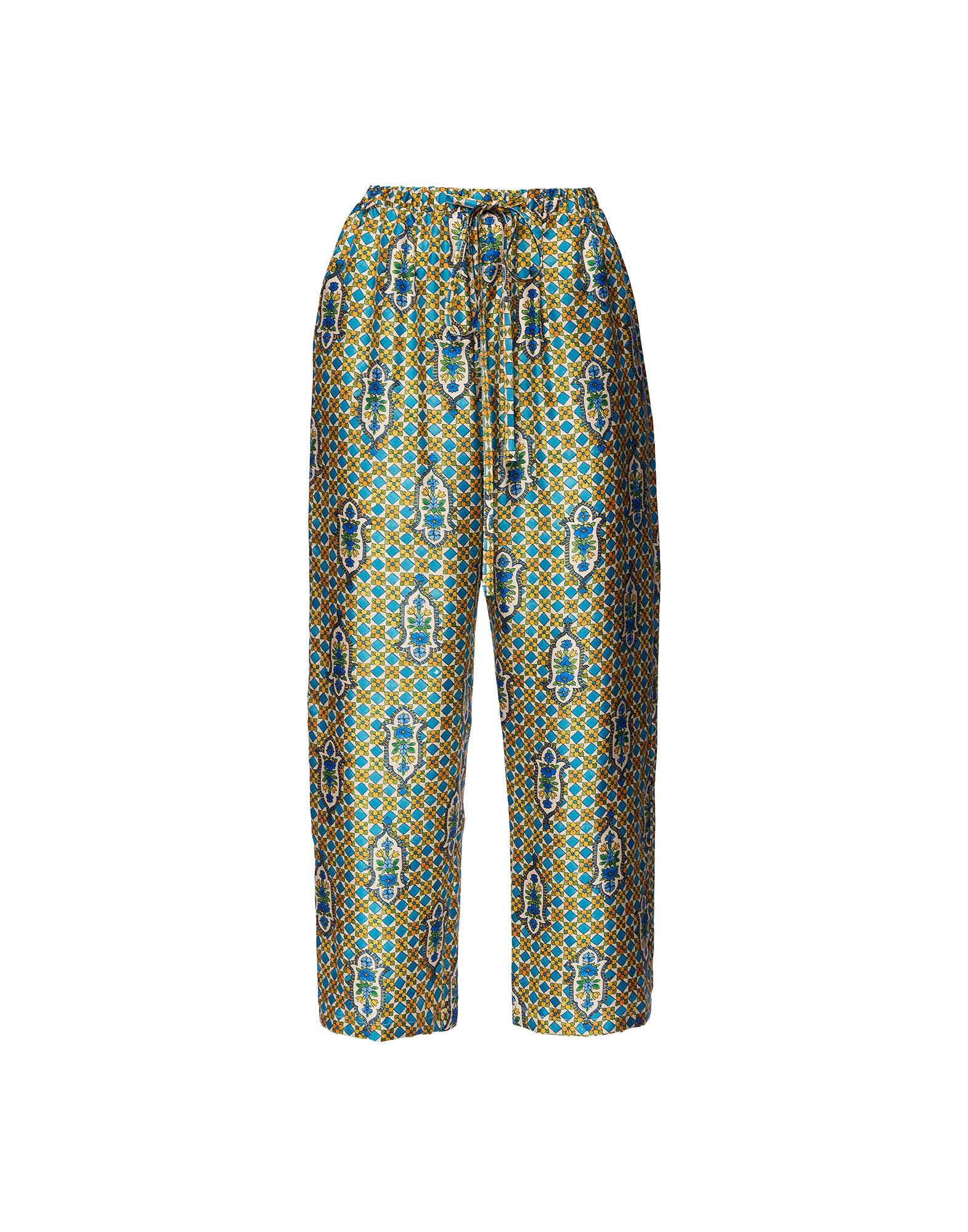 La DoubleJ Drawstring Pants Santachiara TRO0053SIL001SNT01BU08