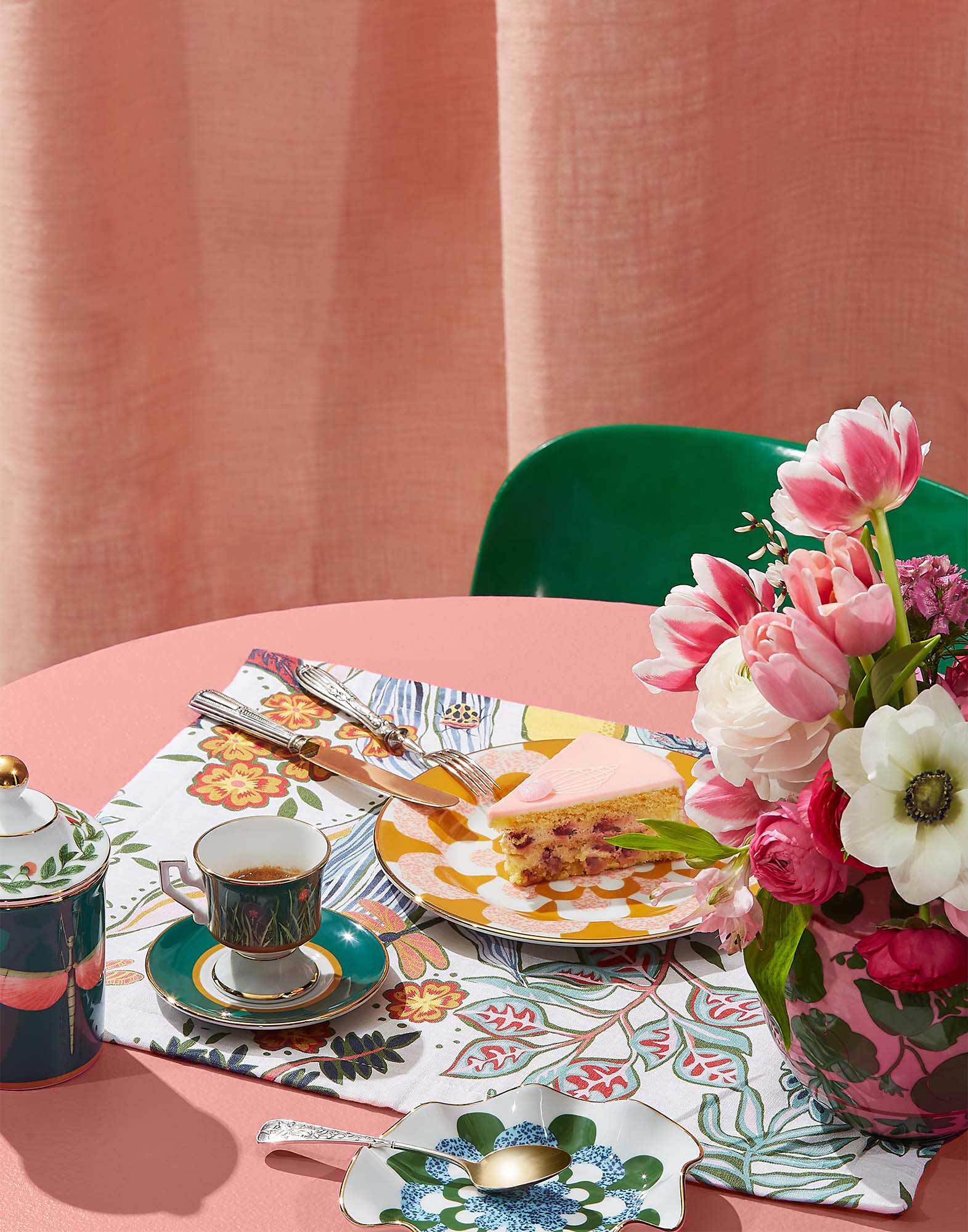 La DoubleJ Placemat Set Of 2 Botanical TBM0001LIN001BOT0005