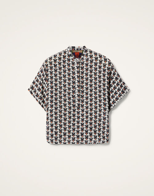 La DoubleJ Estelle Blouse Petaltail Black SHI0127VIS019PET01BL01