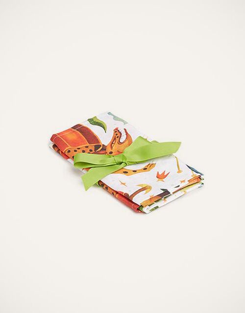 La DoubleJ Large Napkins Set Of 2 Jungle Book NAP0006LIN001HLE0023