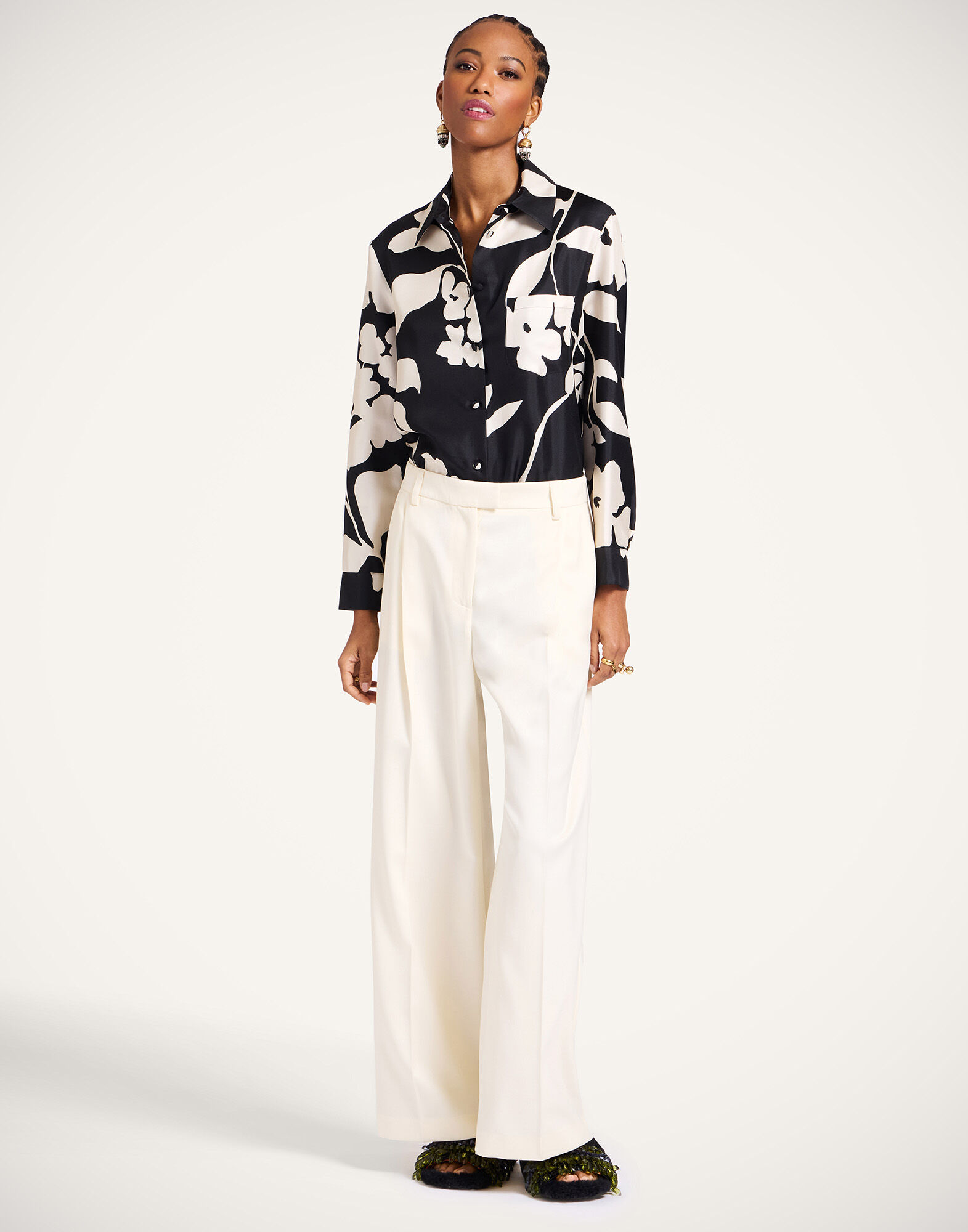 La DoubleJ Boy Shirt Winter Jasmine SHI0001SIL001WIJ0001