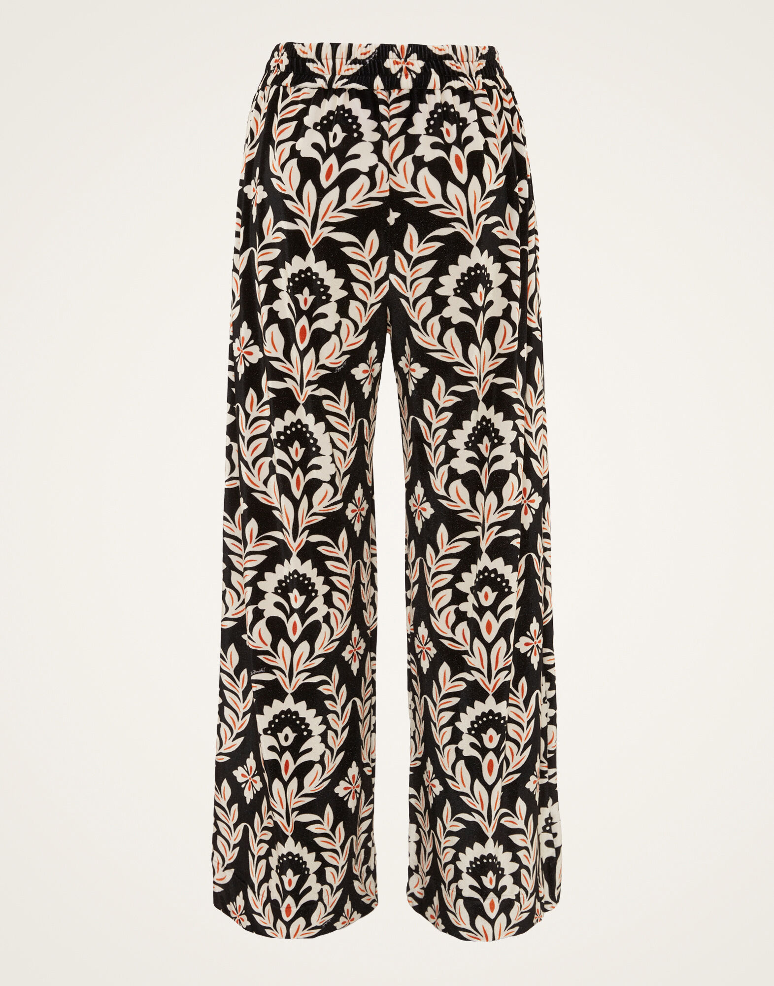 La DoubleJ Palazzo Pants Ghirlanda Black TRO0003VEL006GHI01BL01