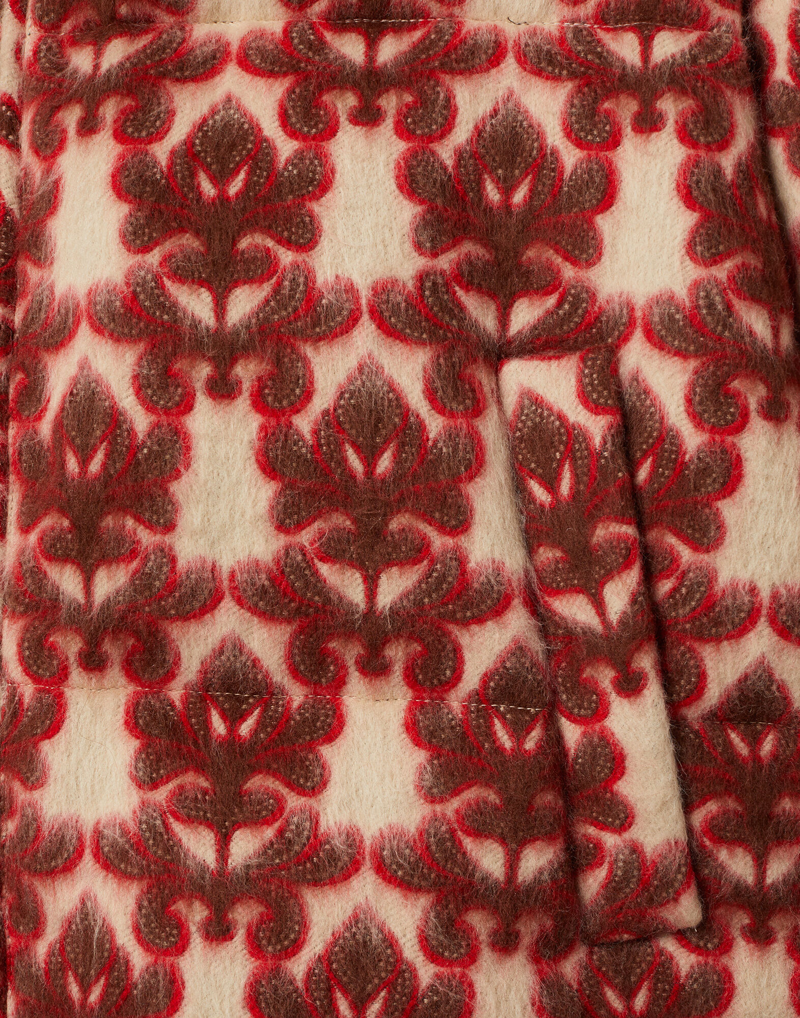 La DoubleJ St. Moritz Reversible Jacket Herald Cream DOW0015WOL022HRL02WH03