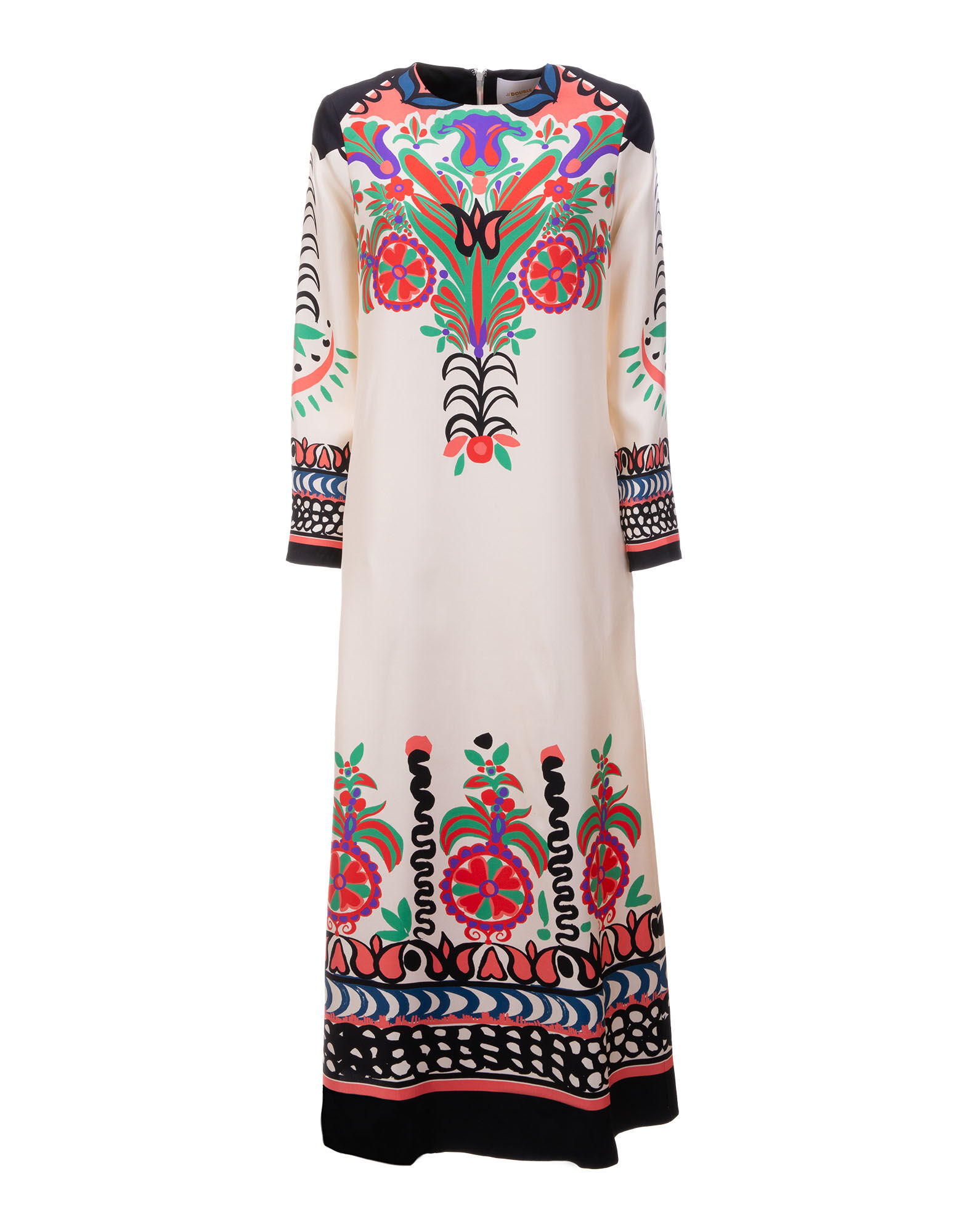 LaDoubleJ Long Sleeve Swing Dress Calata DRE0231SIL006CLT0001