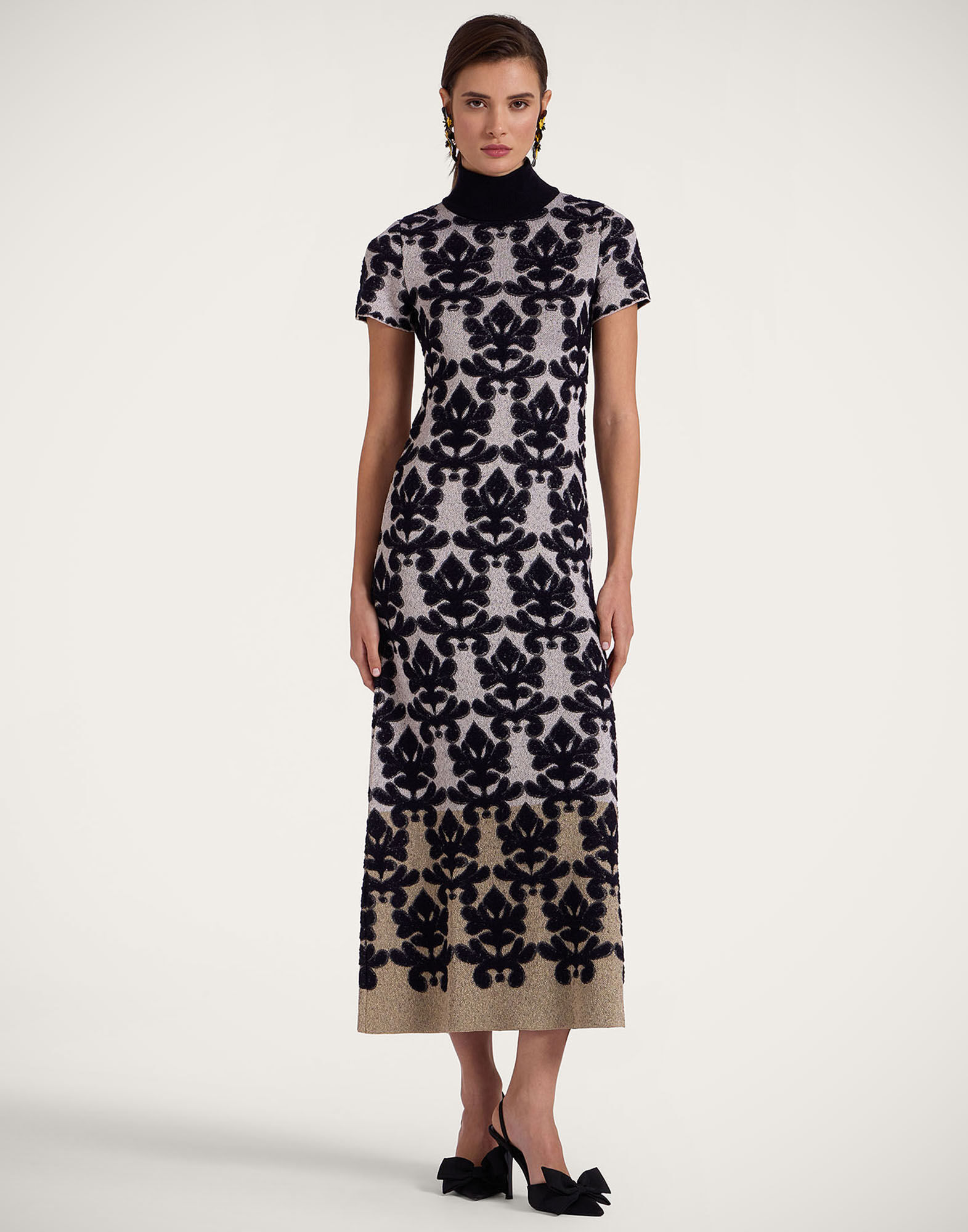 La DoubleJ Herald Long Dress Herald Silver DRE0822KNI133VA309GY04