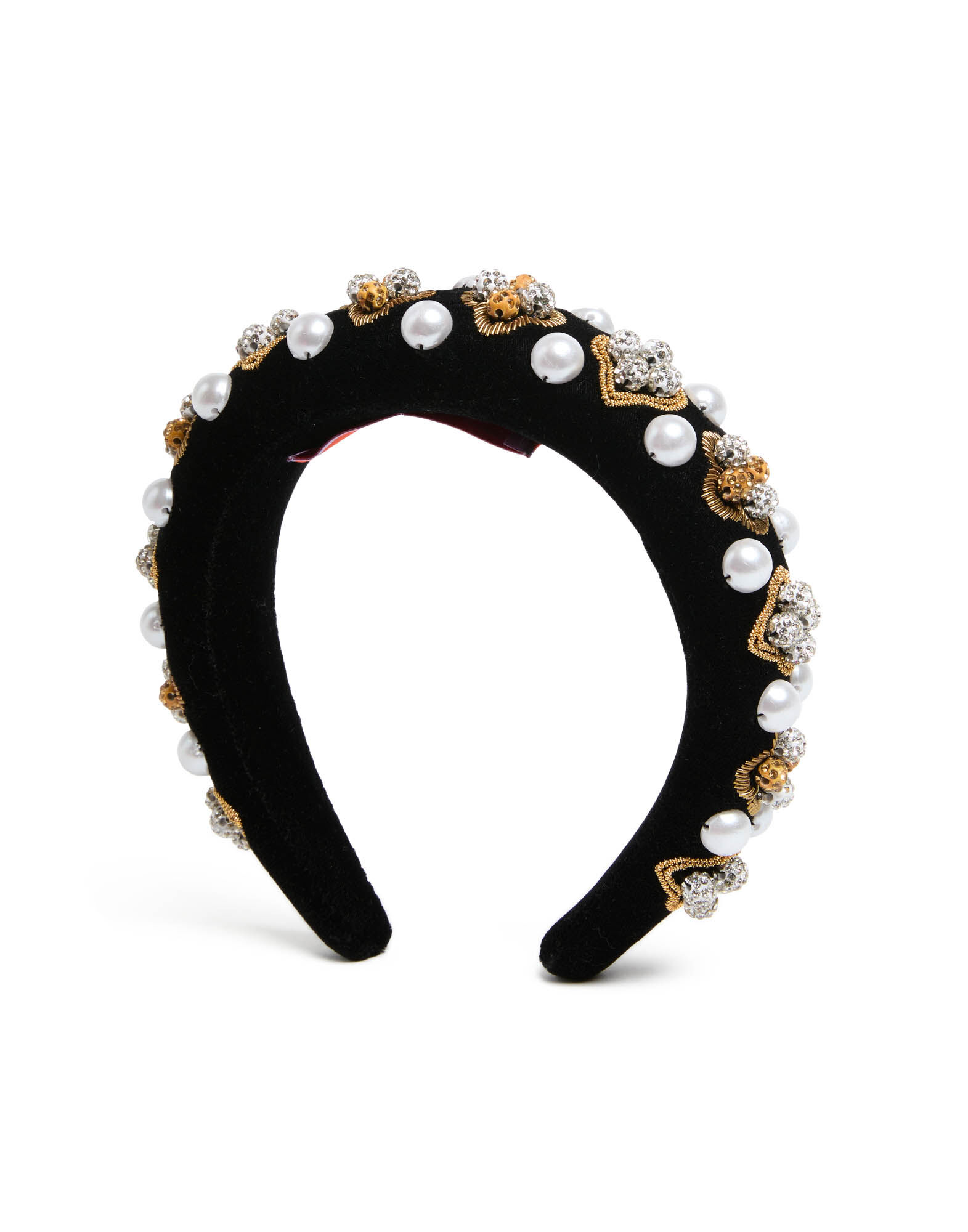 La DoubleJ Medici Headband Solid Gold HEB0019VEL015SOLIDYE05