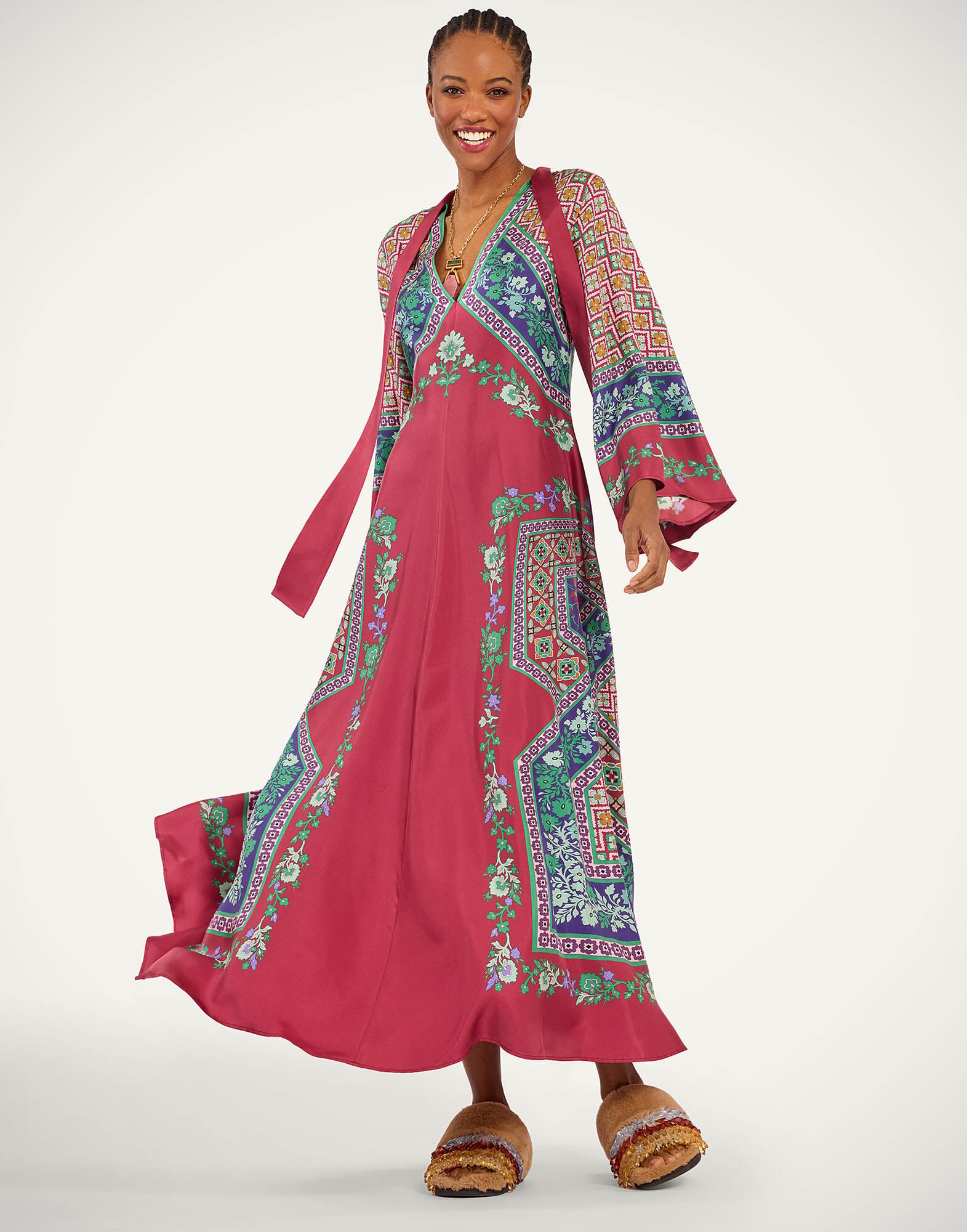 maje wool and organza dual fabric dress Maje Wool and Organza Dual-Fabric Dress