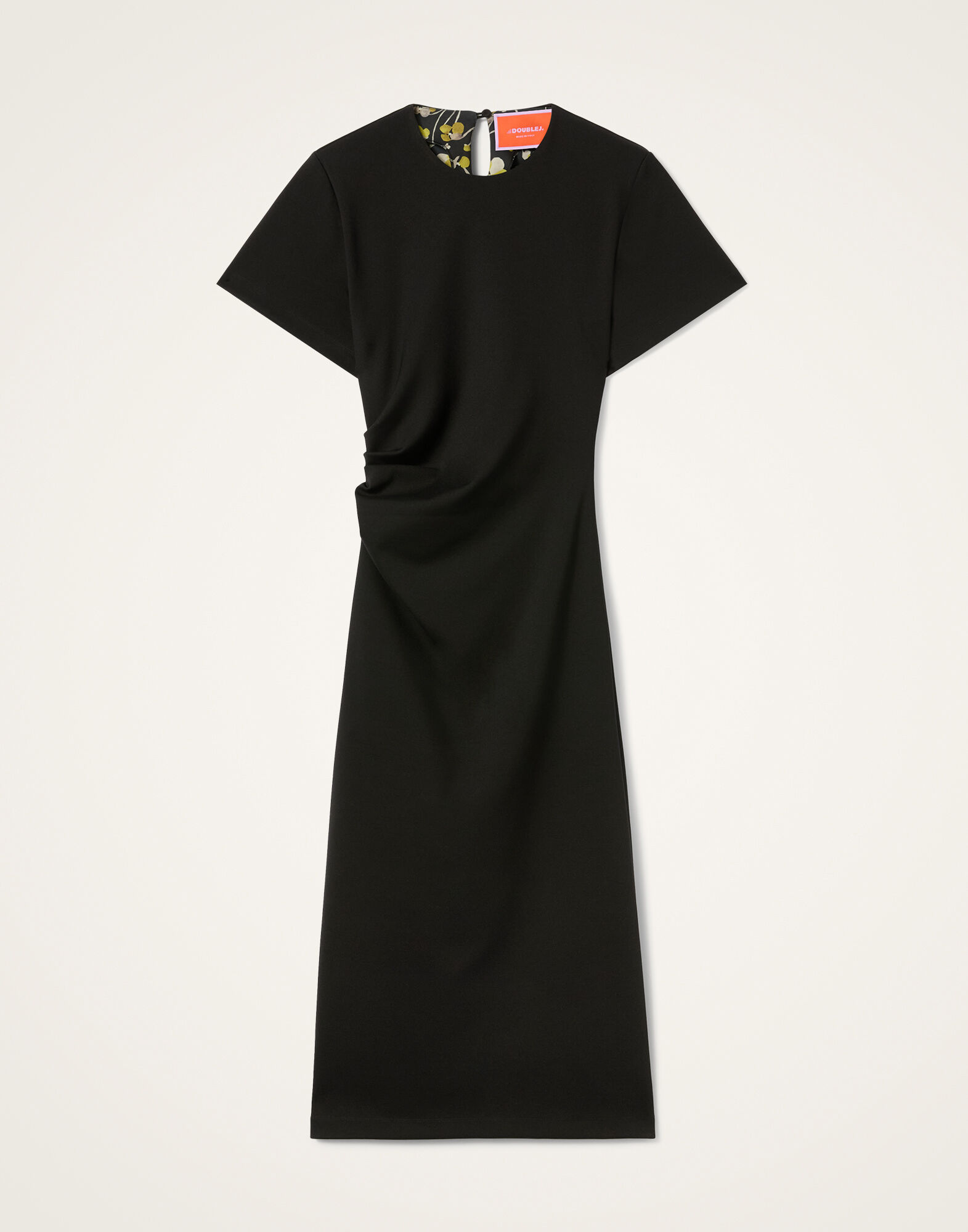 La DoubleJ Lela Dress Solid Black DRE0843JER072SOLIDBL01