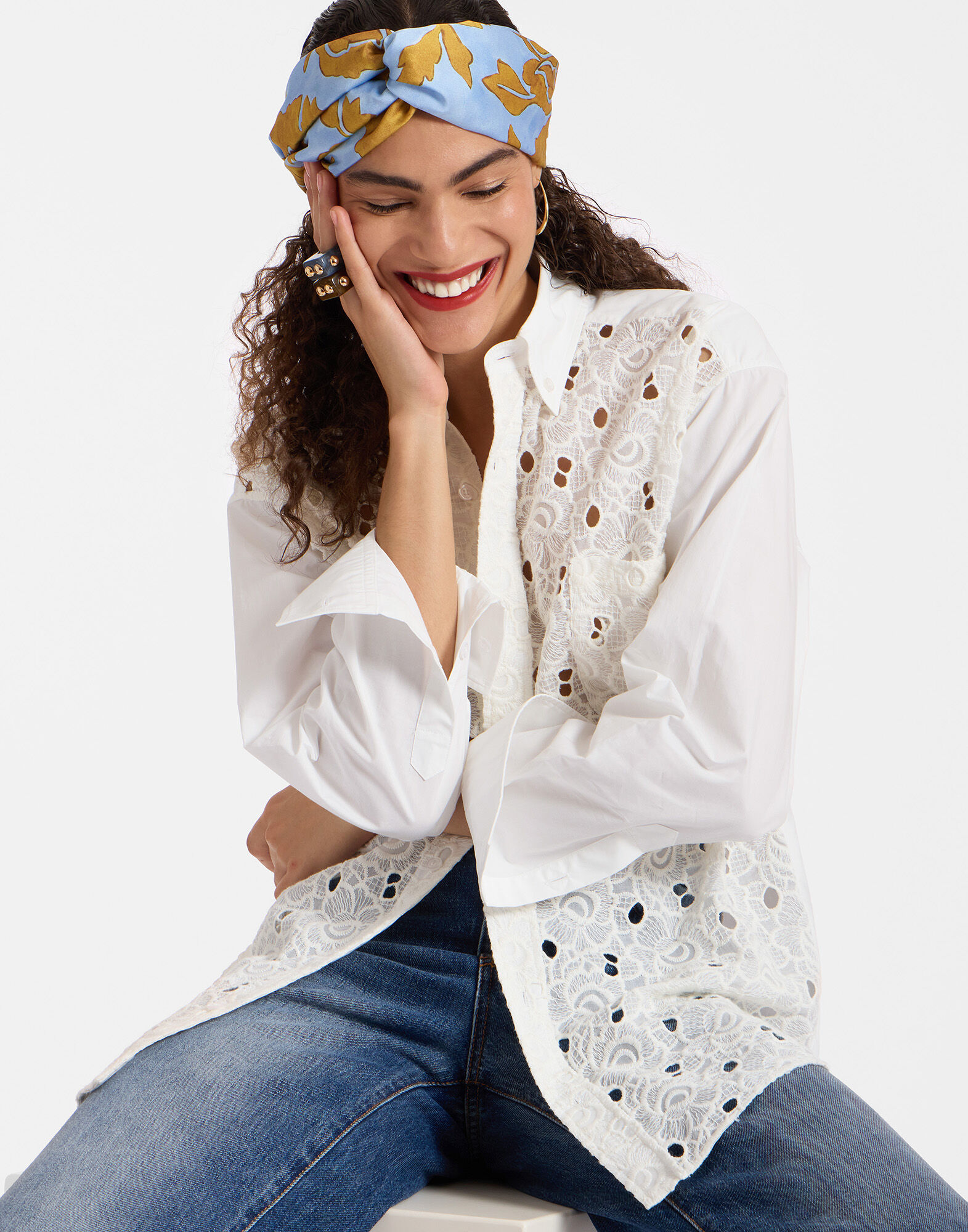 La DoubleJ Pinup Headband Tangle Light Blue HEB0001FOD001TAN01BU01