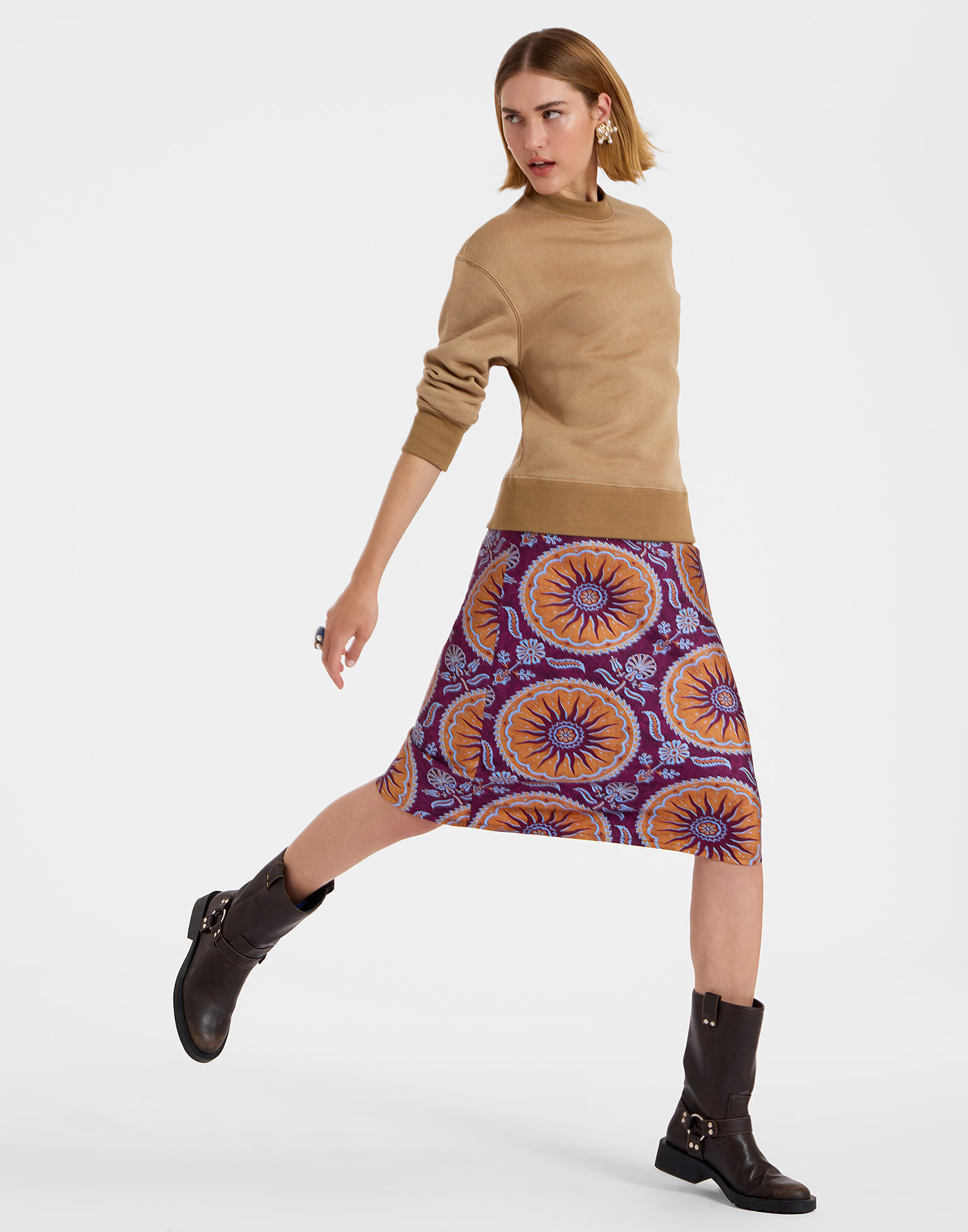 La DoubleJ Sporty Pencil Dress Sovereign Purple DRE0784SIL001SOV01PU01