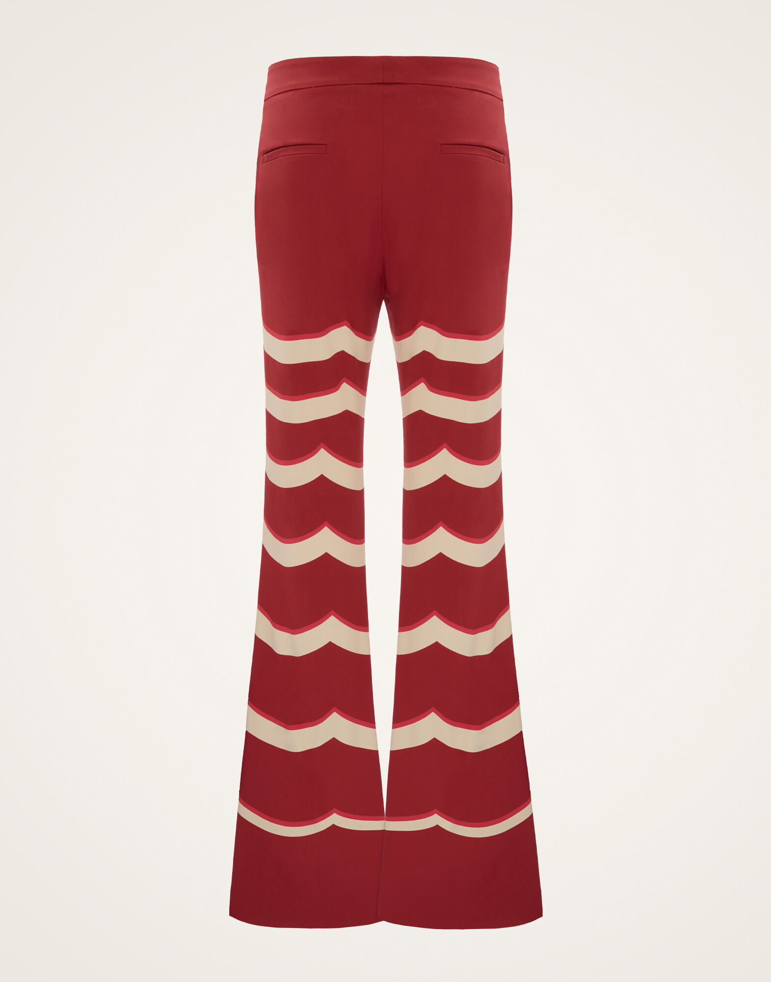 La DoubleJ Saturday Night Pants Fans Plac&eacute;e Red TRO0071VIS011FAN03RE01