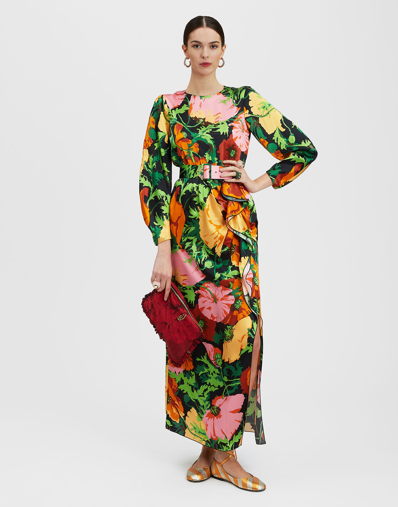 La DoubleJ Penny Dress Wonderland Black DRE0631VIS012WON01BL01