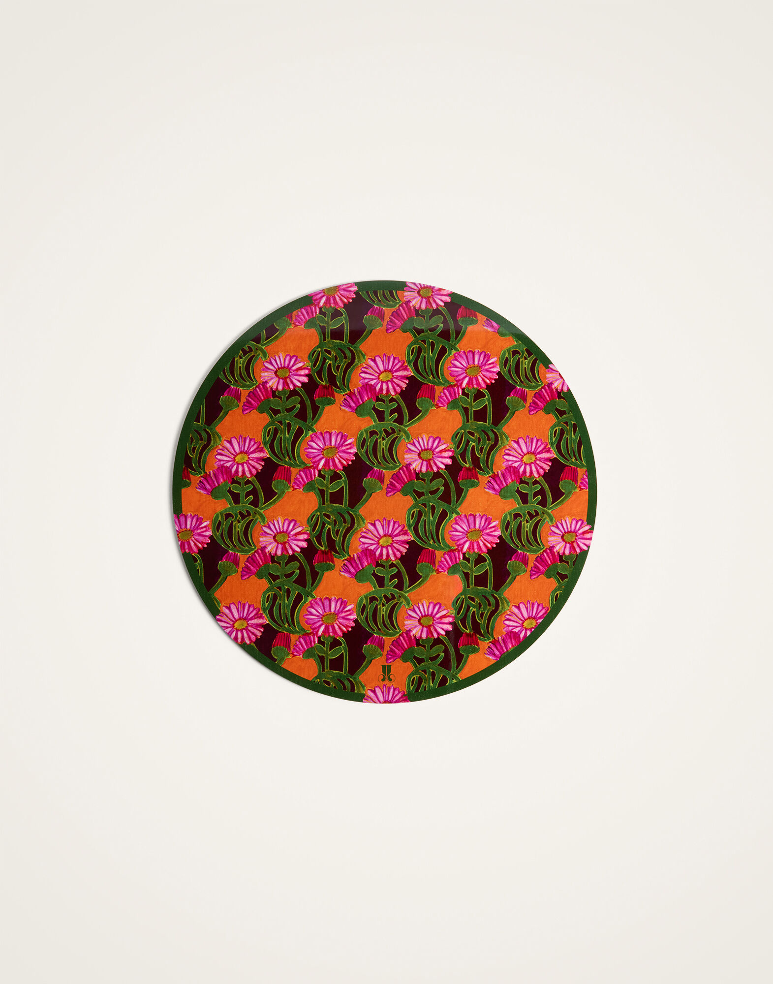 La DoubleJ Disk Placemats Set Of 2 Como Gerber Orange PMT0032CRK001GER08OR02