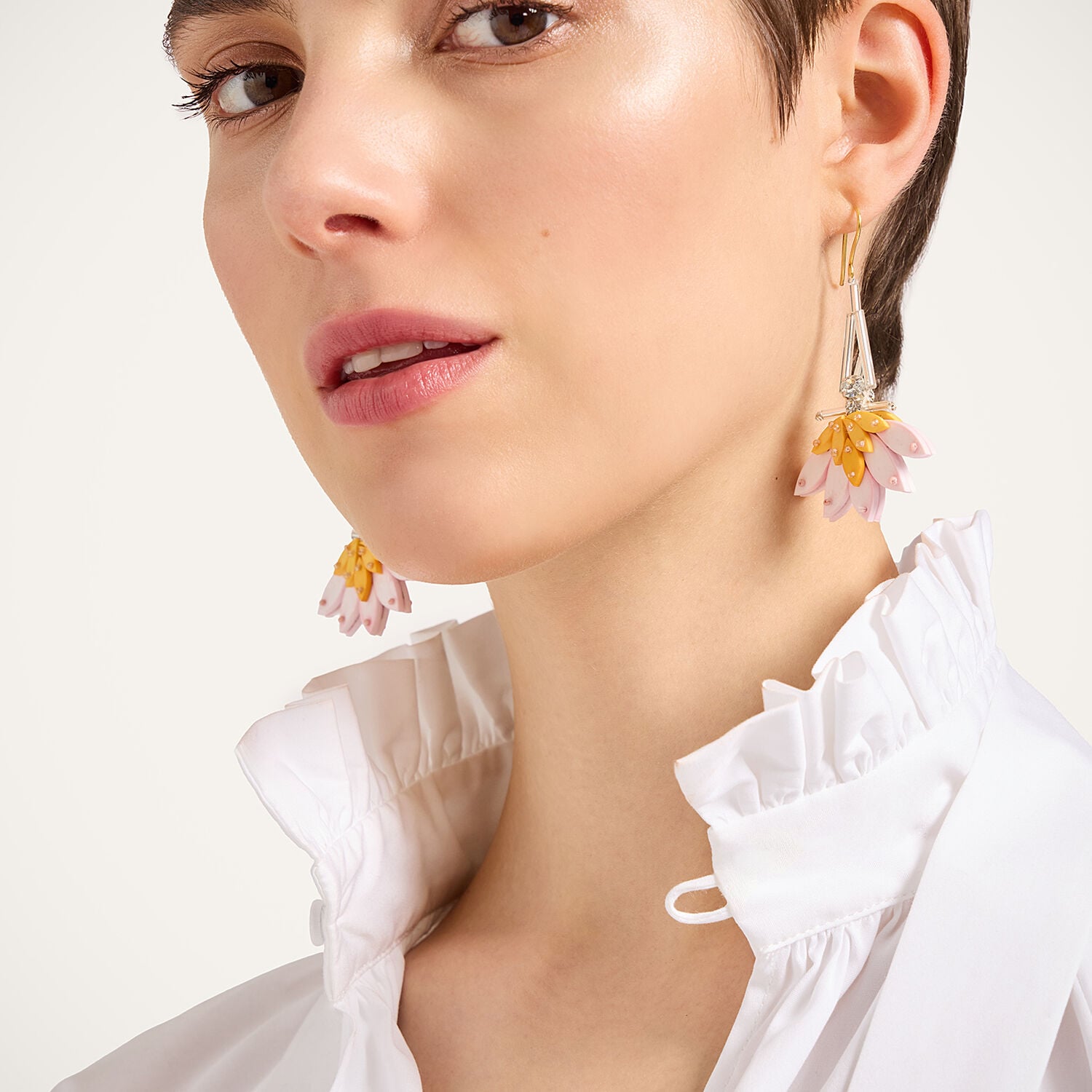 La Double J Cornucopia Pendant Earrings