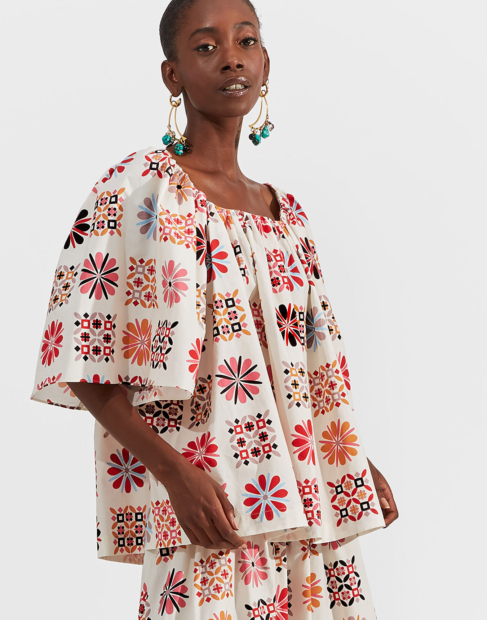 LaDoubleJ Rapunzel Top Vetrata Bianco TOP0025COT001VET0002