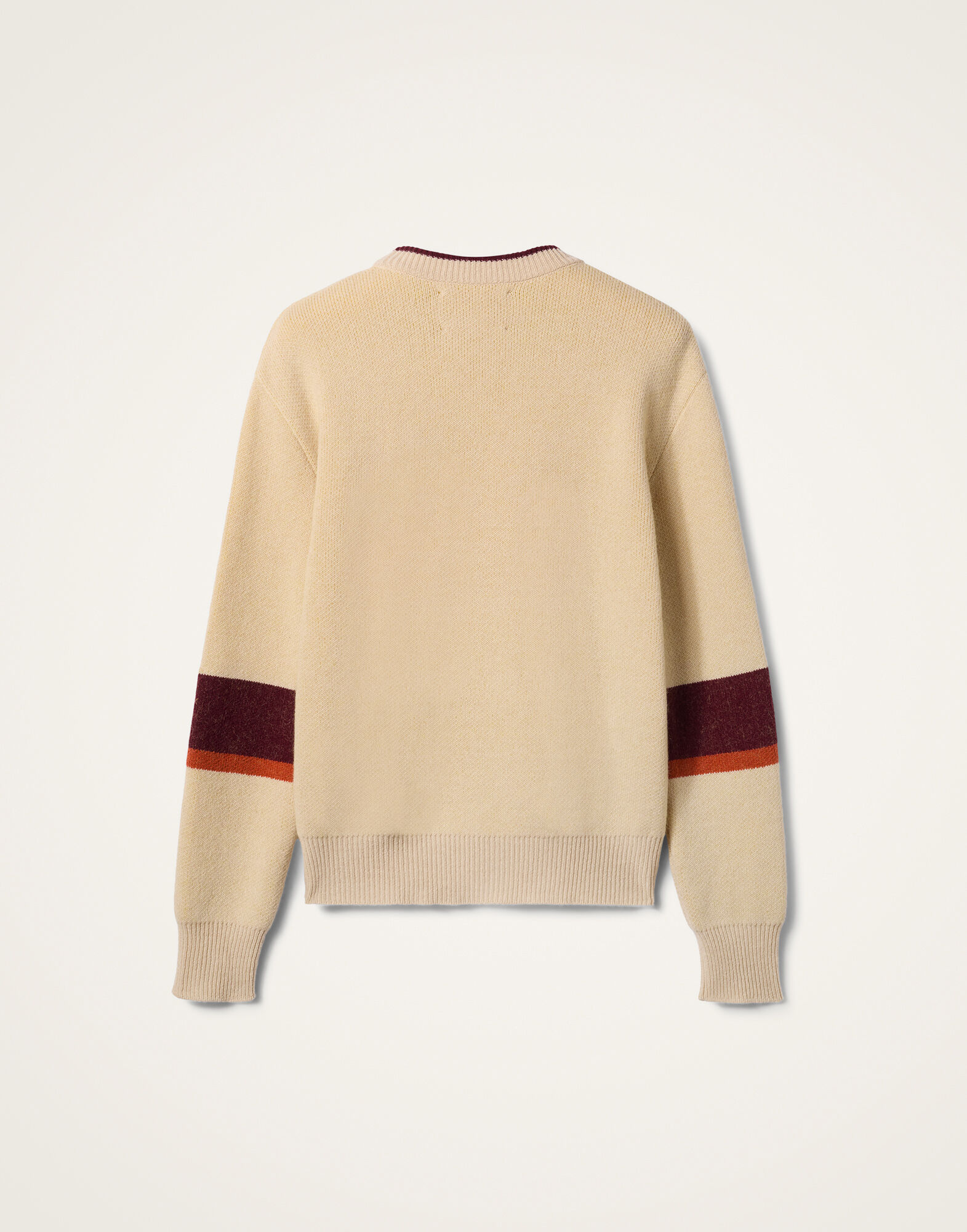 La DoubleJ Joy Sweater Color Block Beige & Yellow PUL0248KNI156VA352BR01